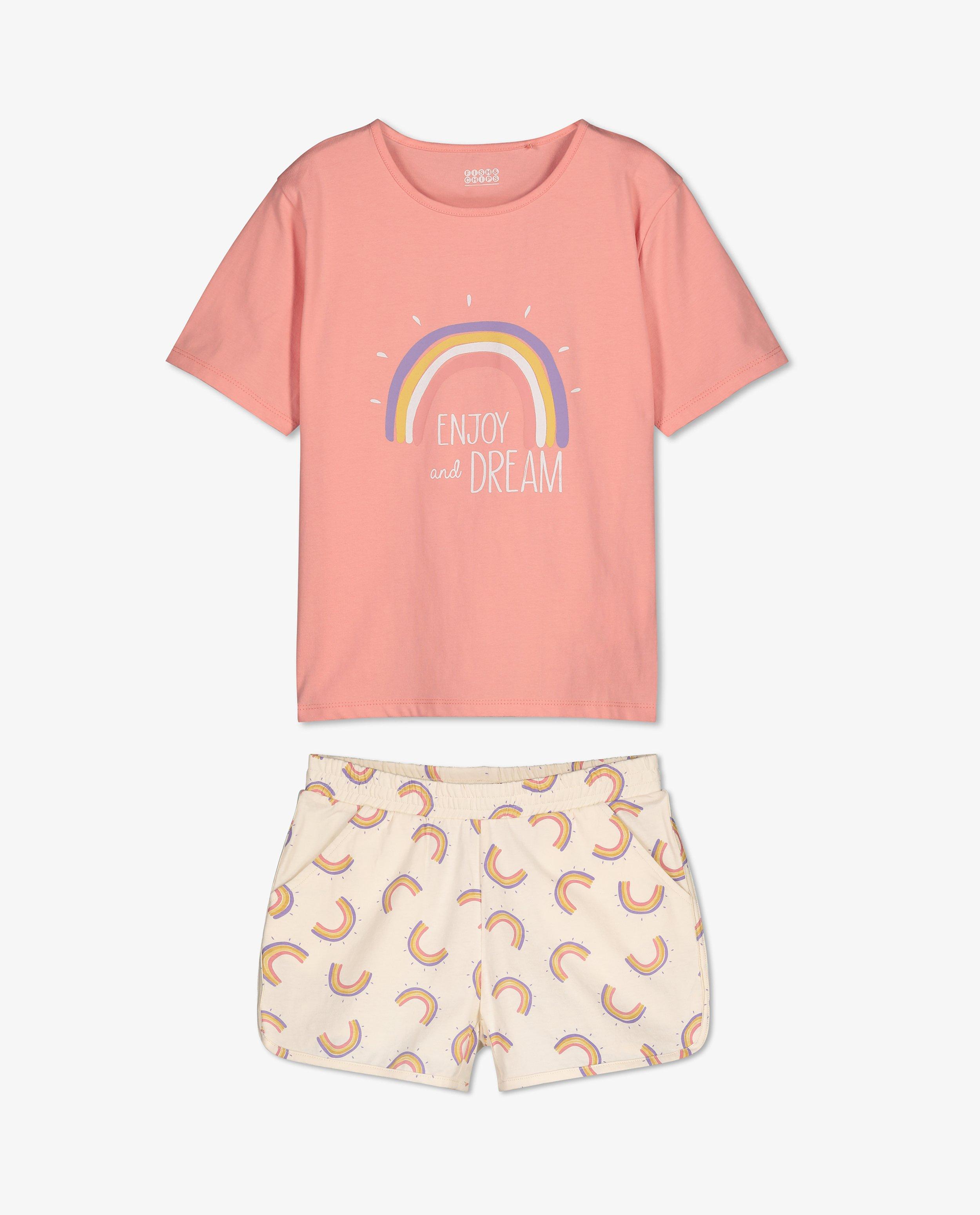 Nachtkleding - Pyjamaset met print