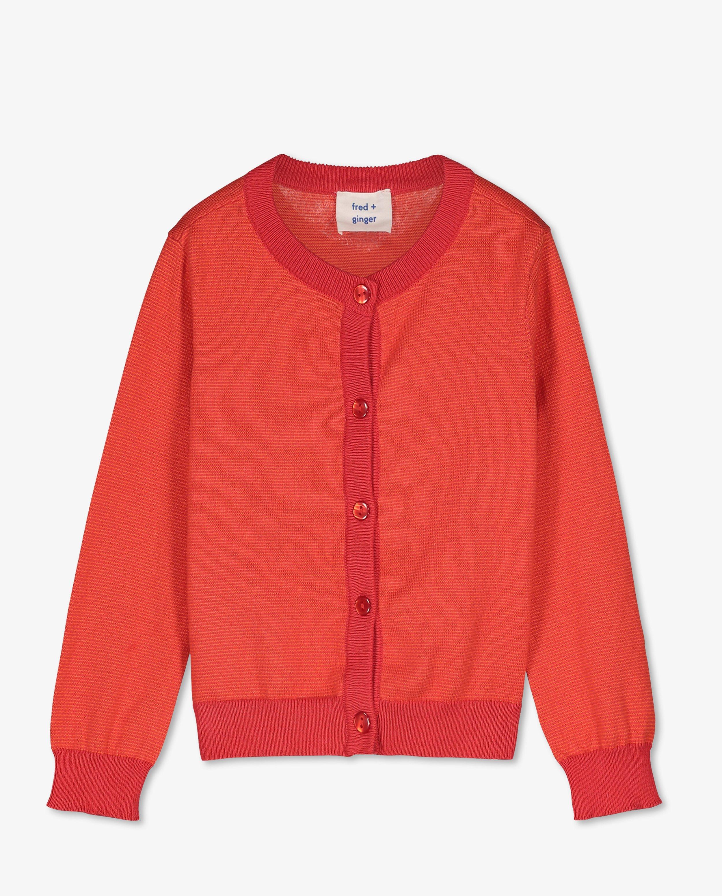 Cardigan rouge fred + ginger - D&eacute;tails du produit - rouge fonc&eacute; - image num&eacute;ro 3