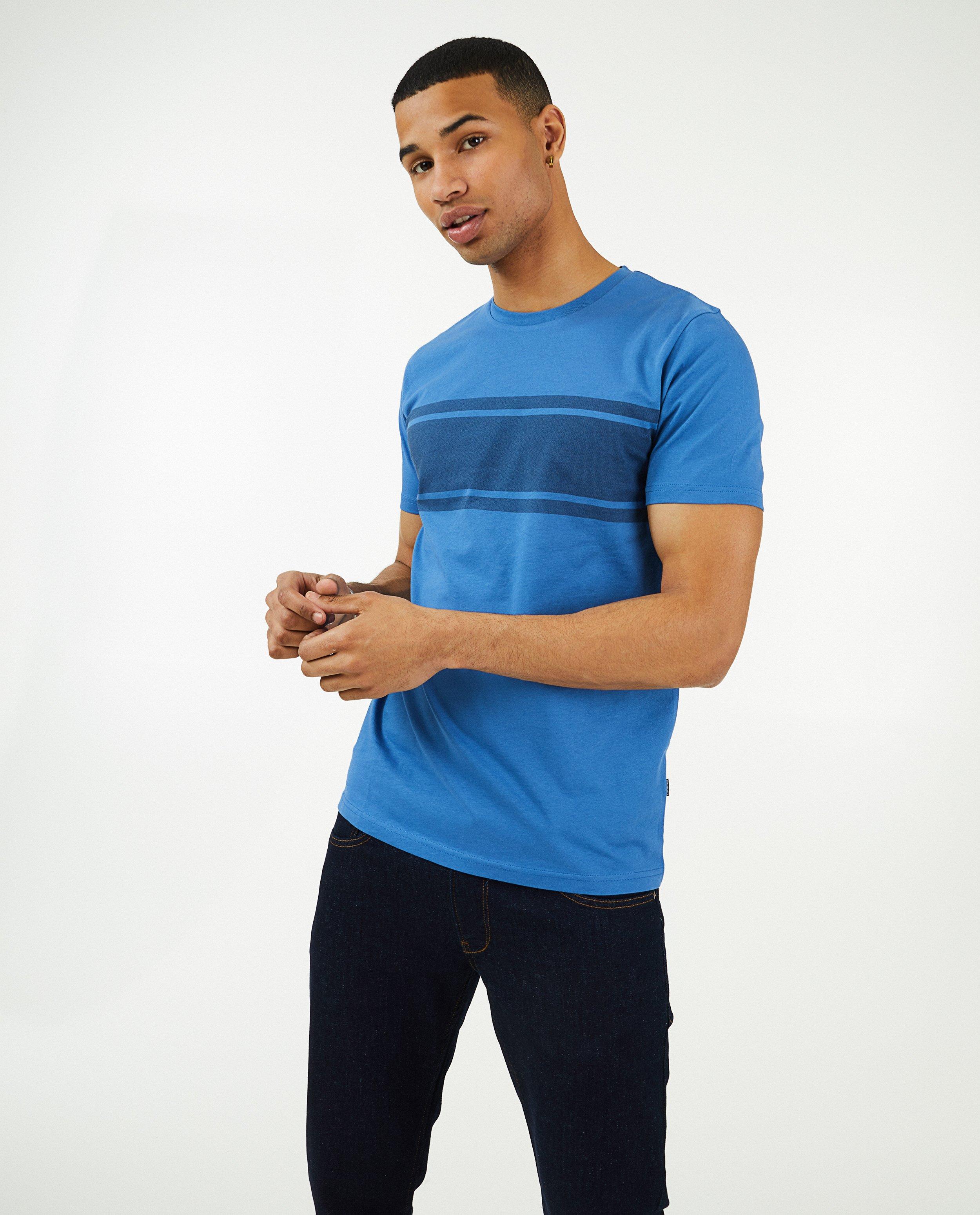 T-shirts - Grijs T-shirt met strepen