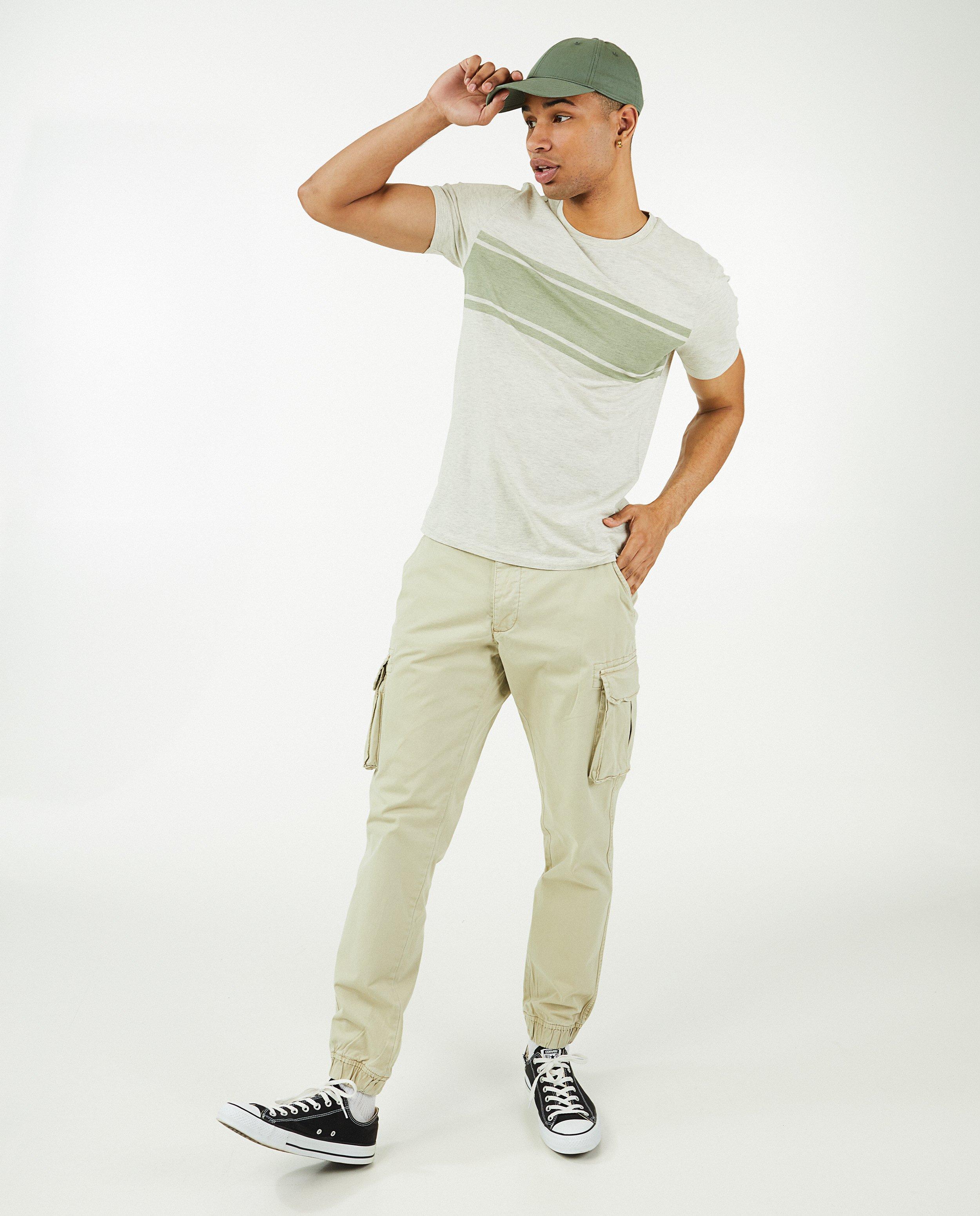 T-shirts - Grijs T-shirt met strepen
