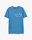 T-shirts - Blauw T-shirt met opschrift
