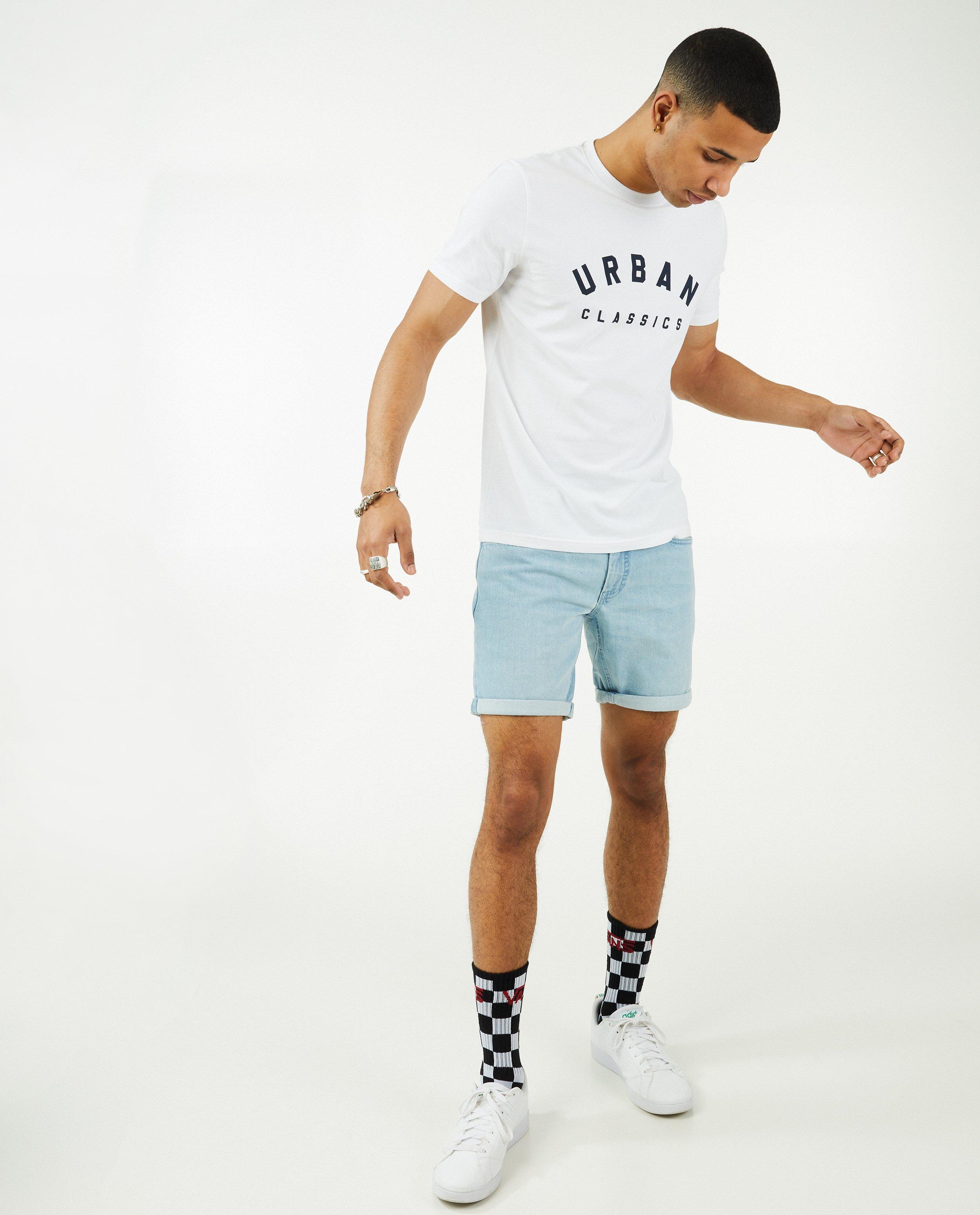 Blauw T-shirt met opschrift - null - Quarterback