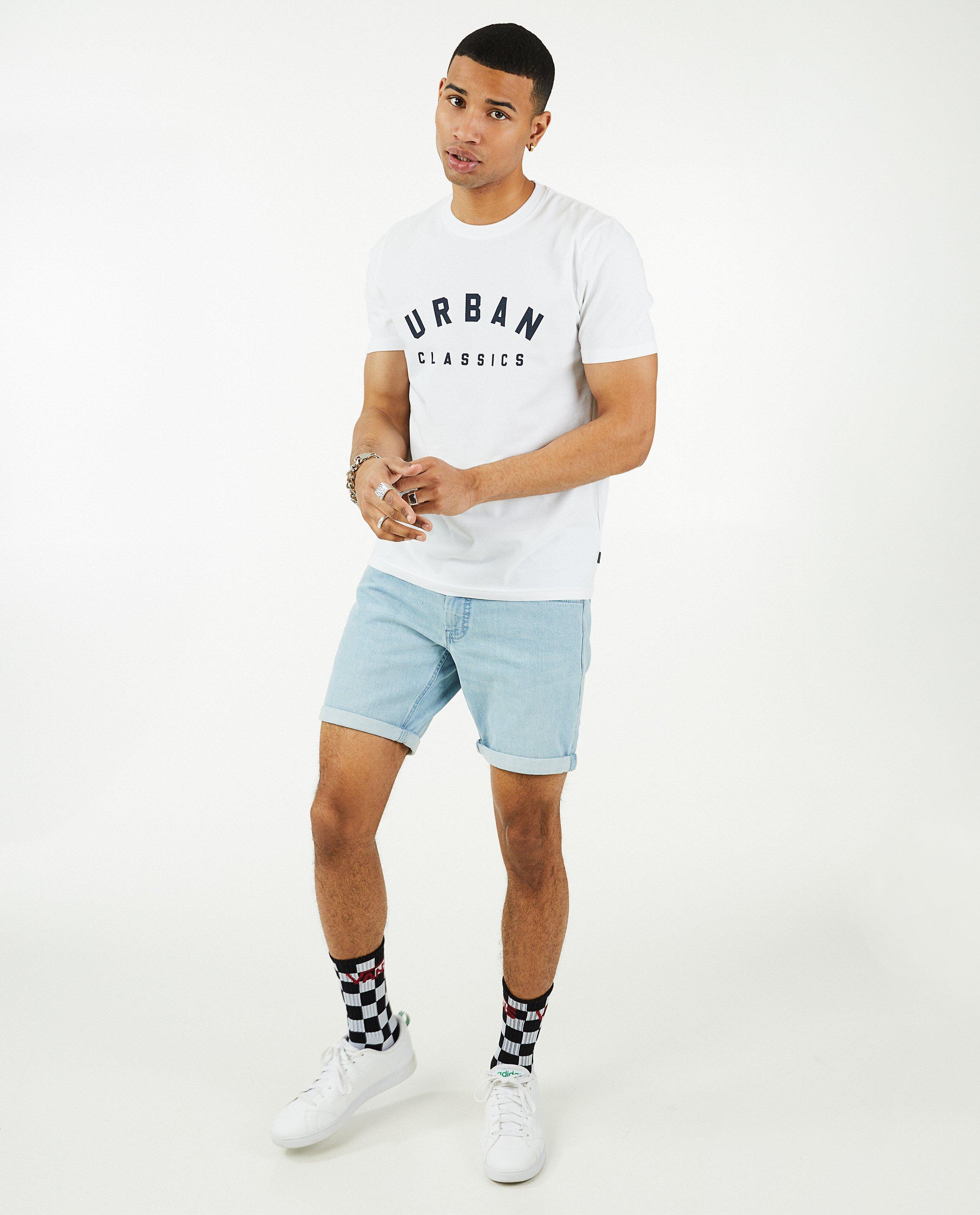 T-shirts - Blauw T-shirt met opschrift