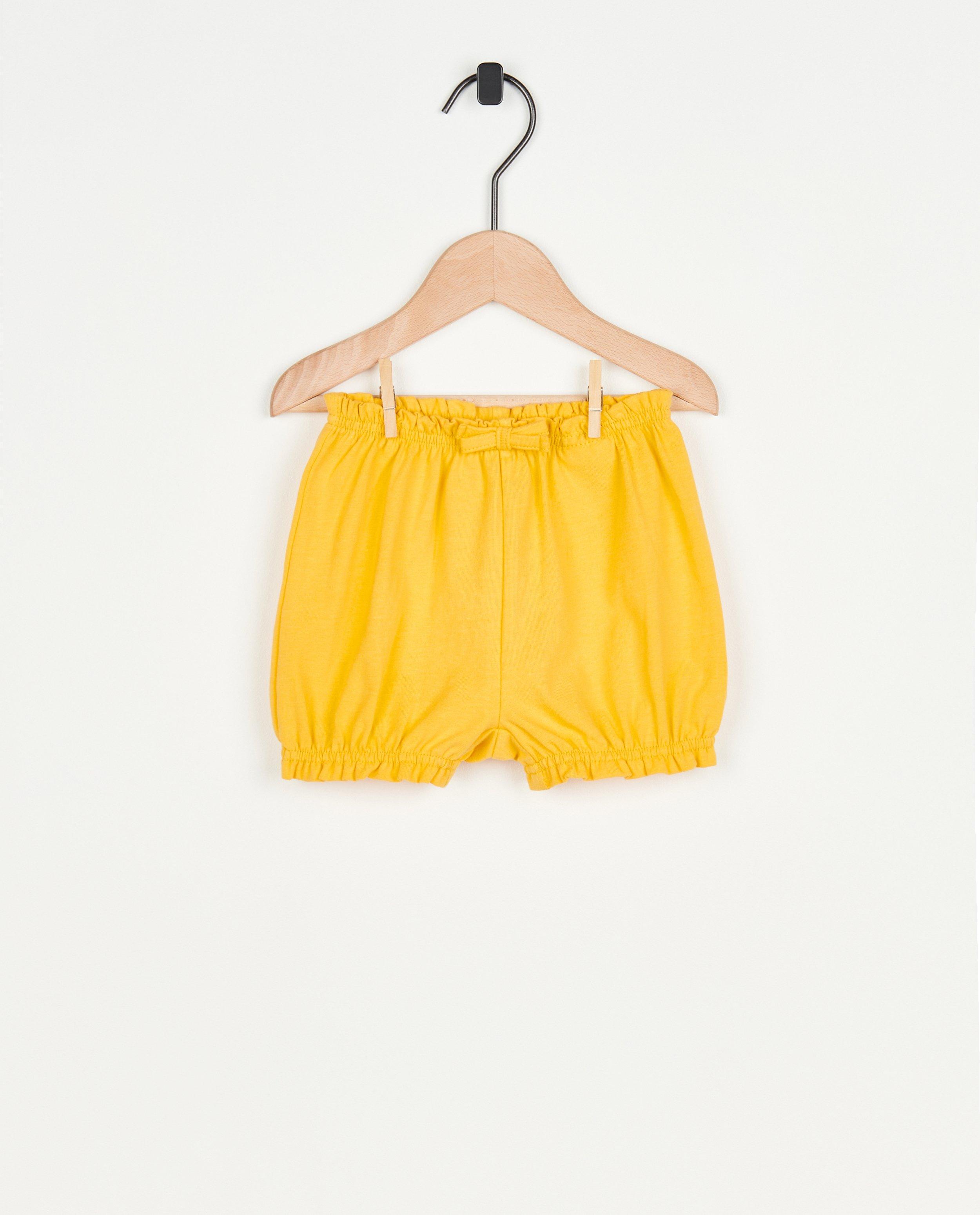 Short jaune avec un petit nœud - null - Besties