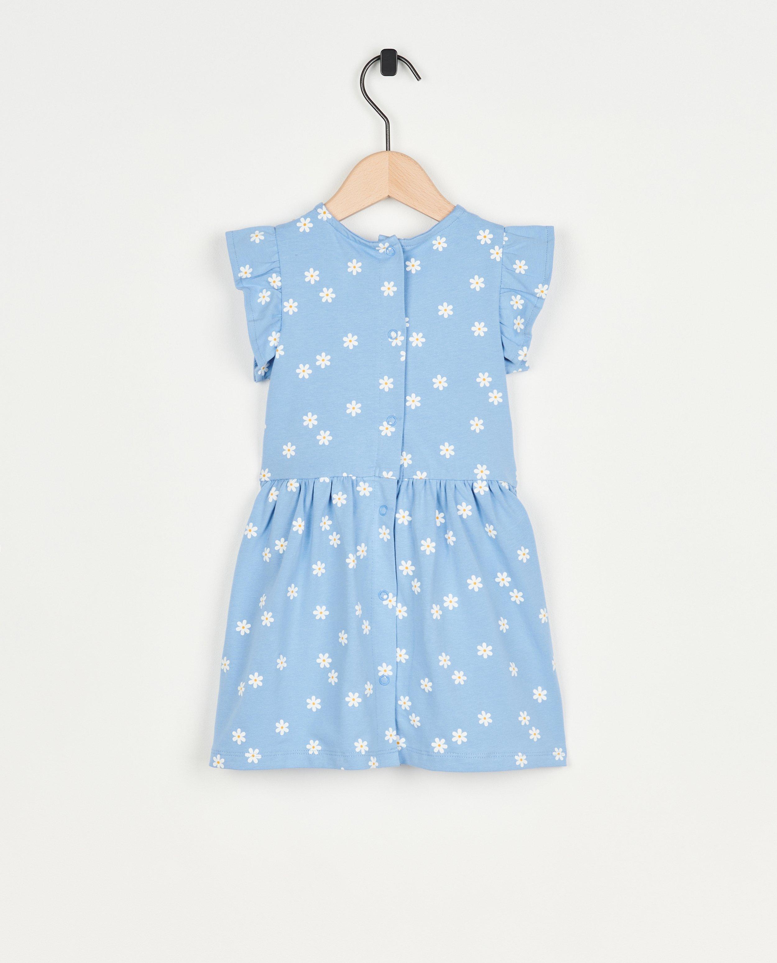 Robes - Robe jaune à imprimé fleuri