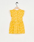 Kleedjes - Gele jurk met bloemenprint