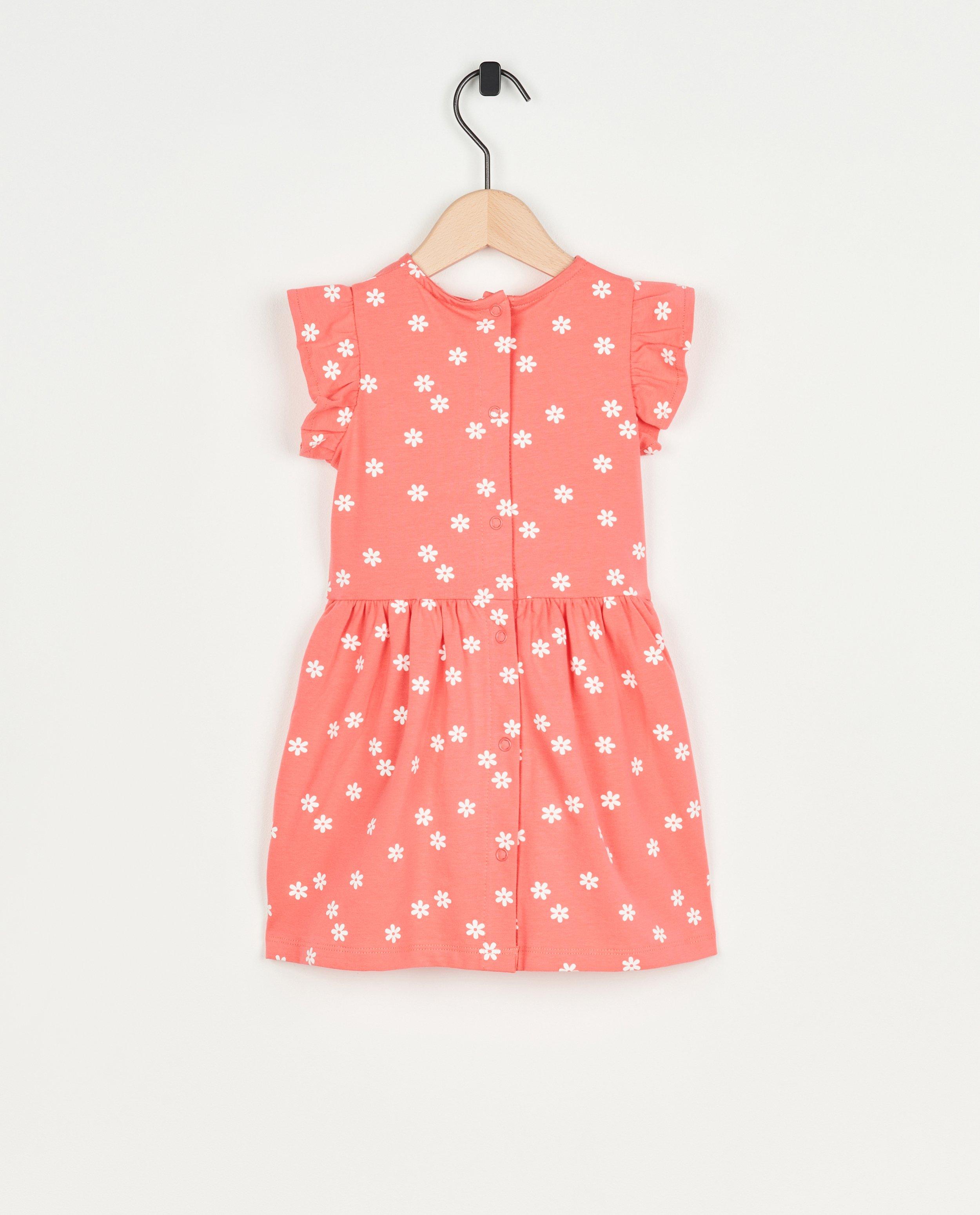 Robes - Robe jaune à imprimé fleuri