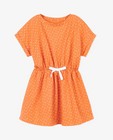 Kleedjes - Oranje jurkje met strik BESTies