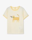 T-shirts - Geel T-shirt BESTies
