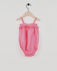 Jumpsuit - Roze linnen kruippakje Nanja Massy