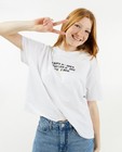 T-shirts - T-shirt blanc à inscription