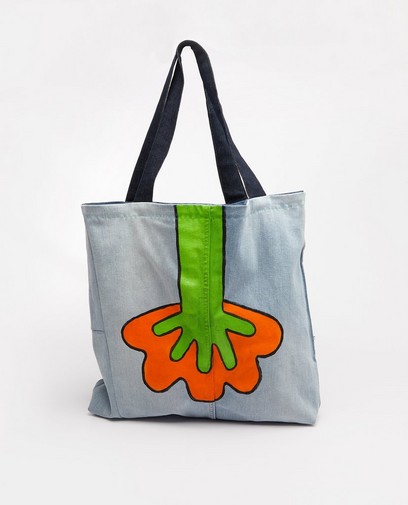 Upcycled reversible totebag Art BY CASH