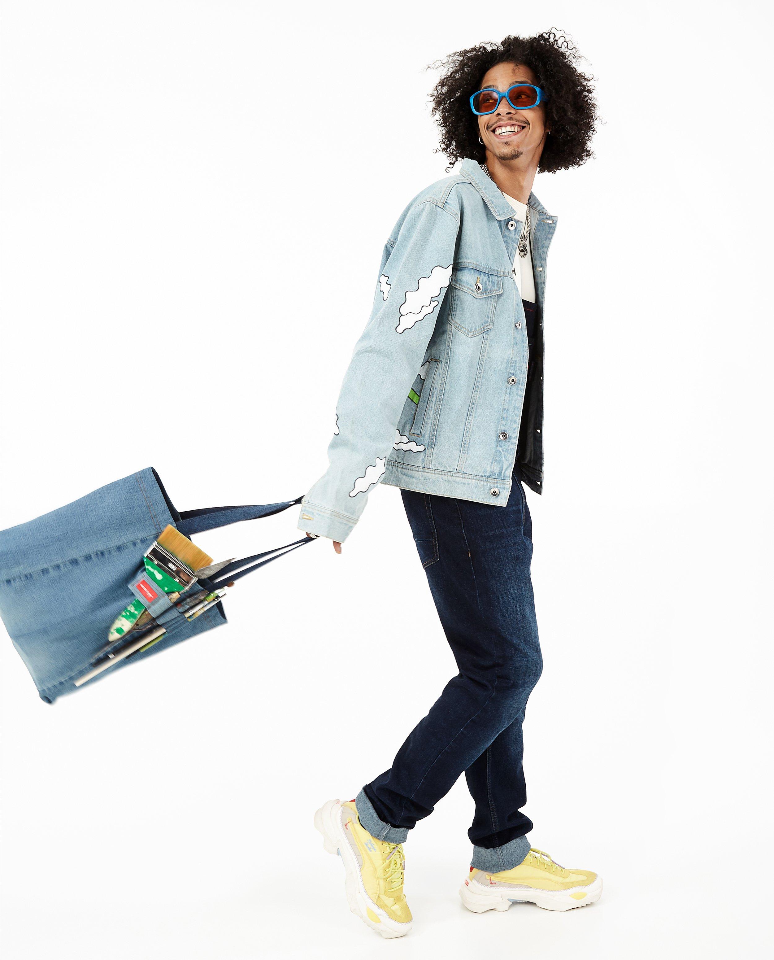 Totebag réversible upcycled Art BY CASH - null - JBC