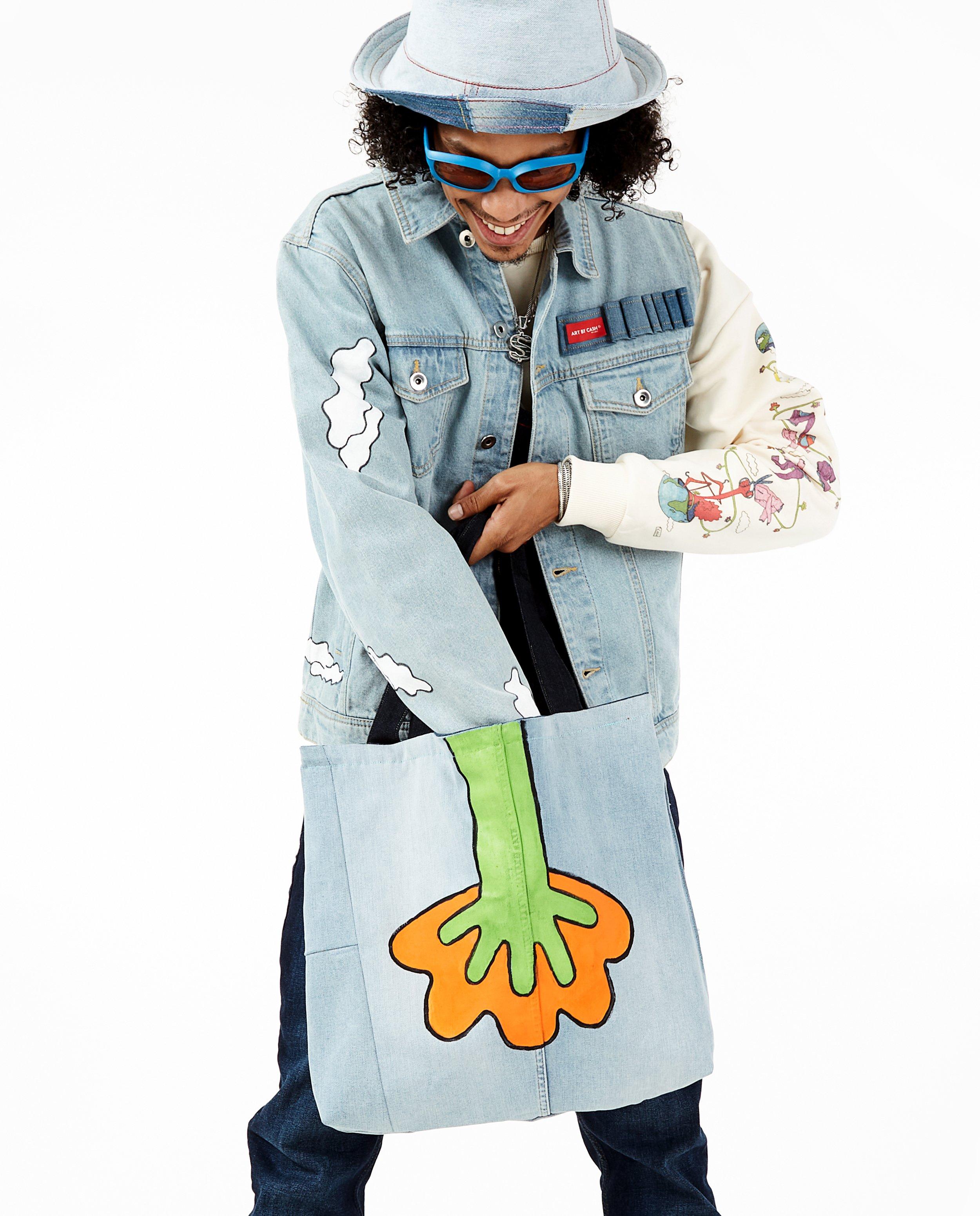 Handtassen - Upcycled reversible totebag Art BY CASH