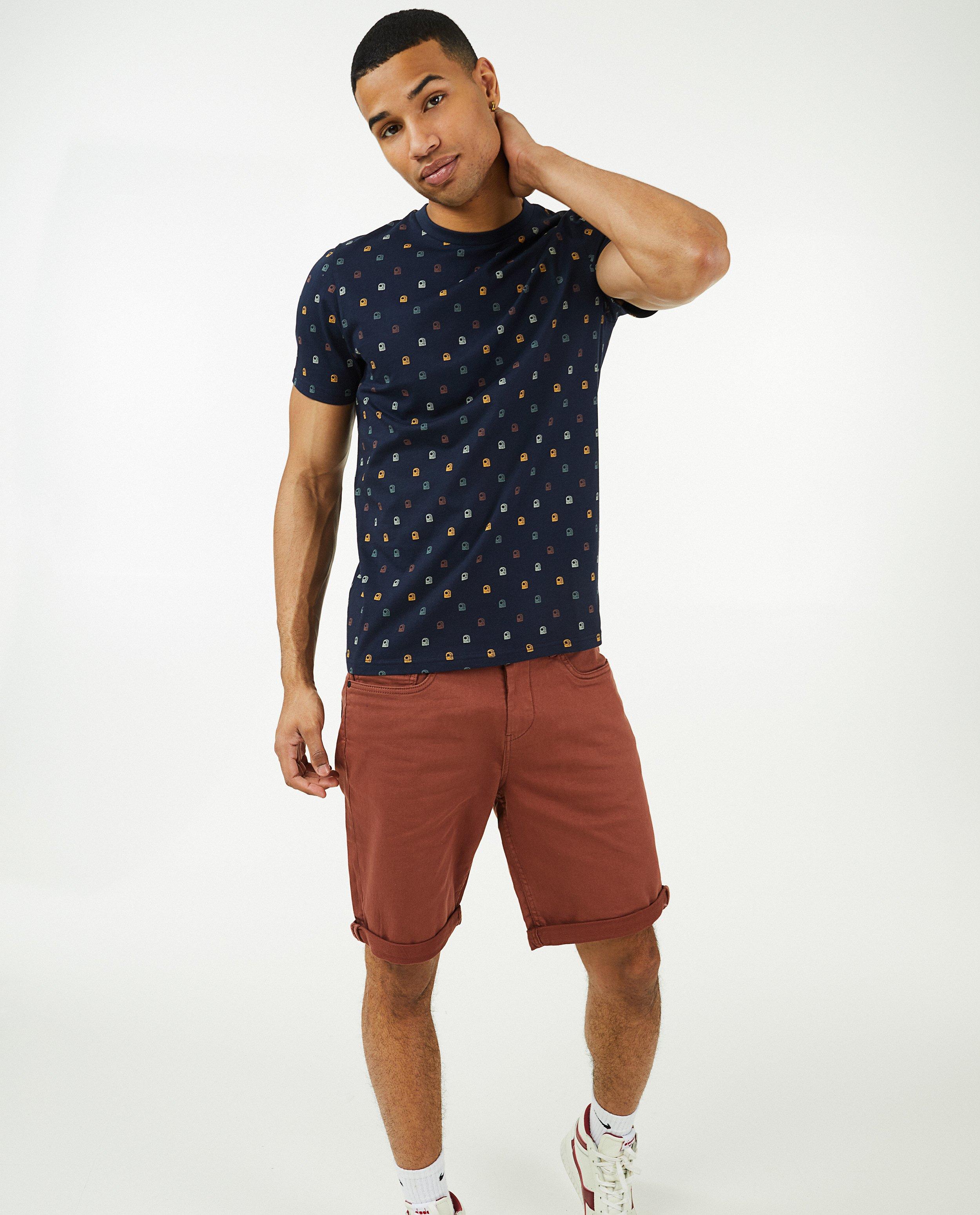 Wit T-shirt met print - null - Quarterback
