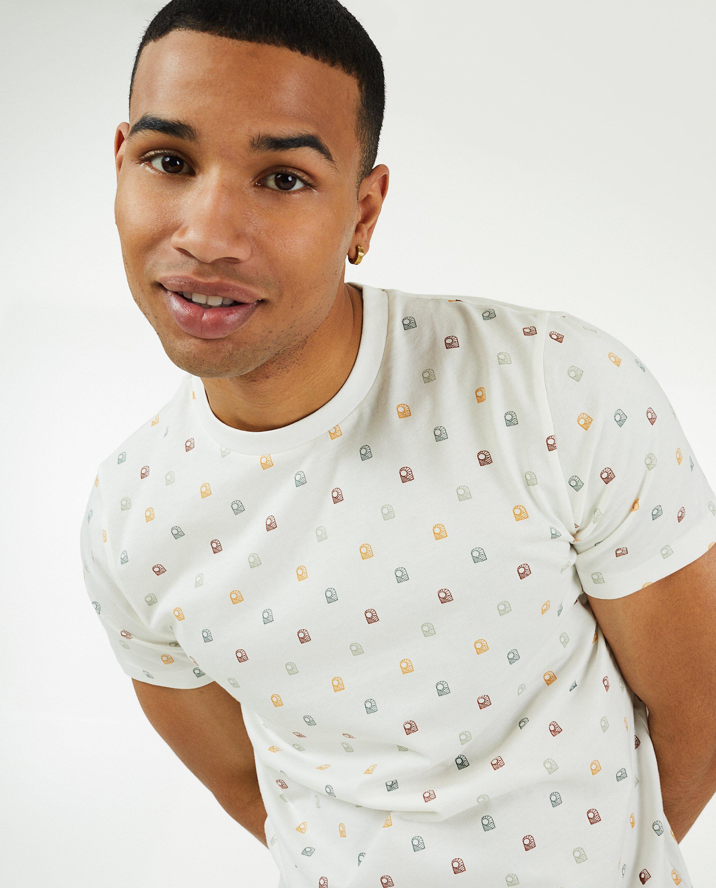 Wit T-shirt met print - null - Quarterback