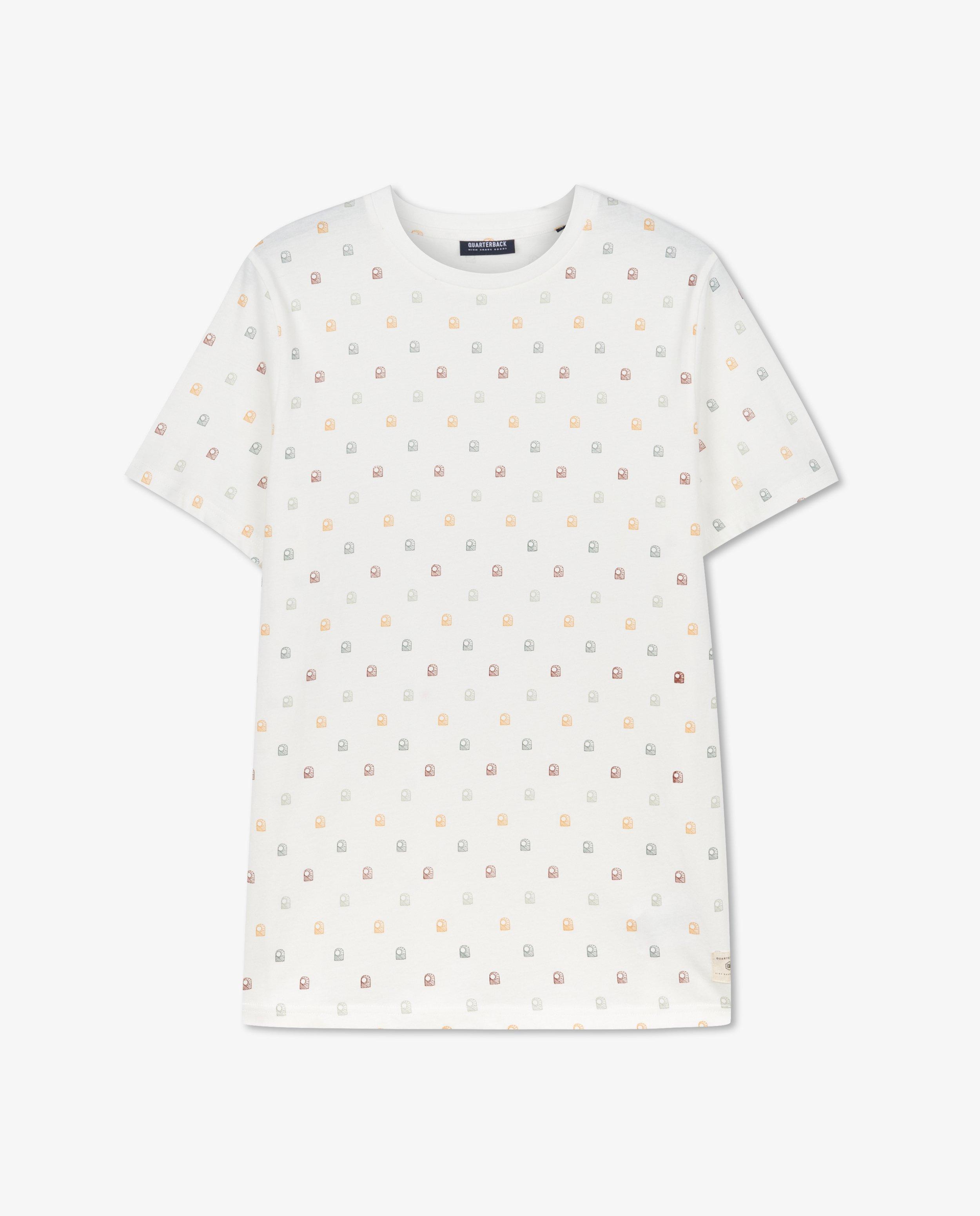 T-shirts - Donkerblauw T-shirt met print