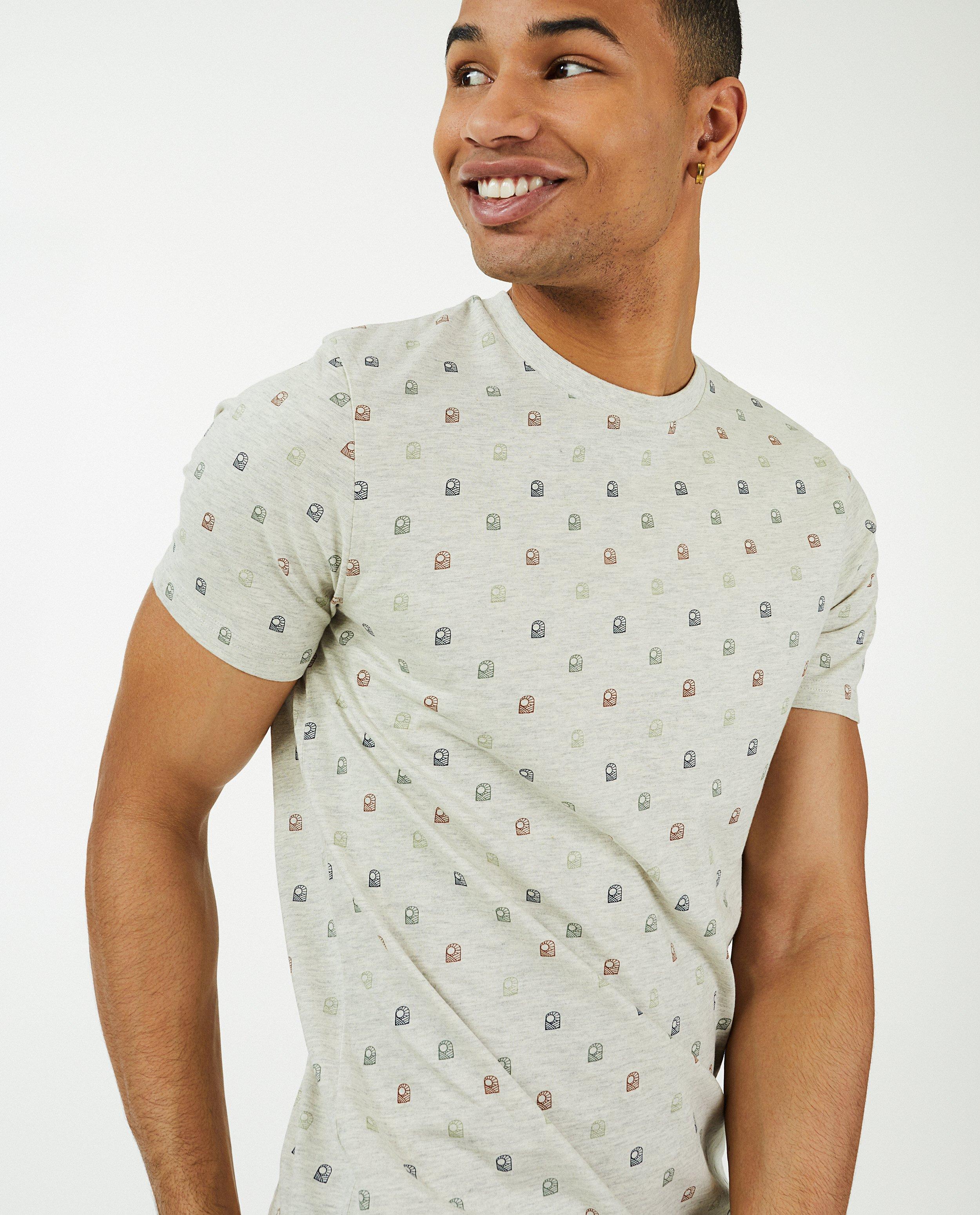 T-shirts - Donkerblauw T-shirt met print