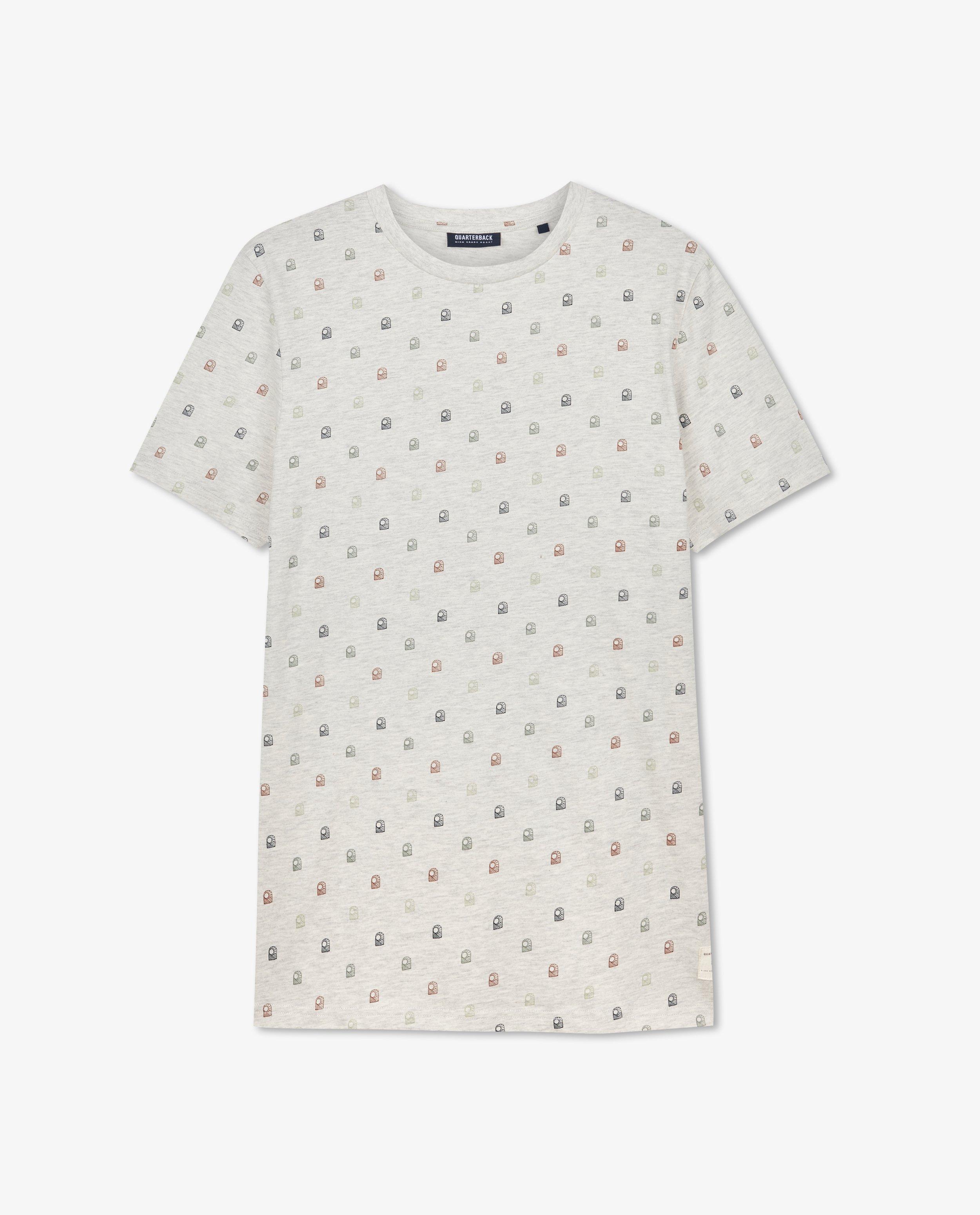 T-shirts - Donkerblauw T-shirt met print