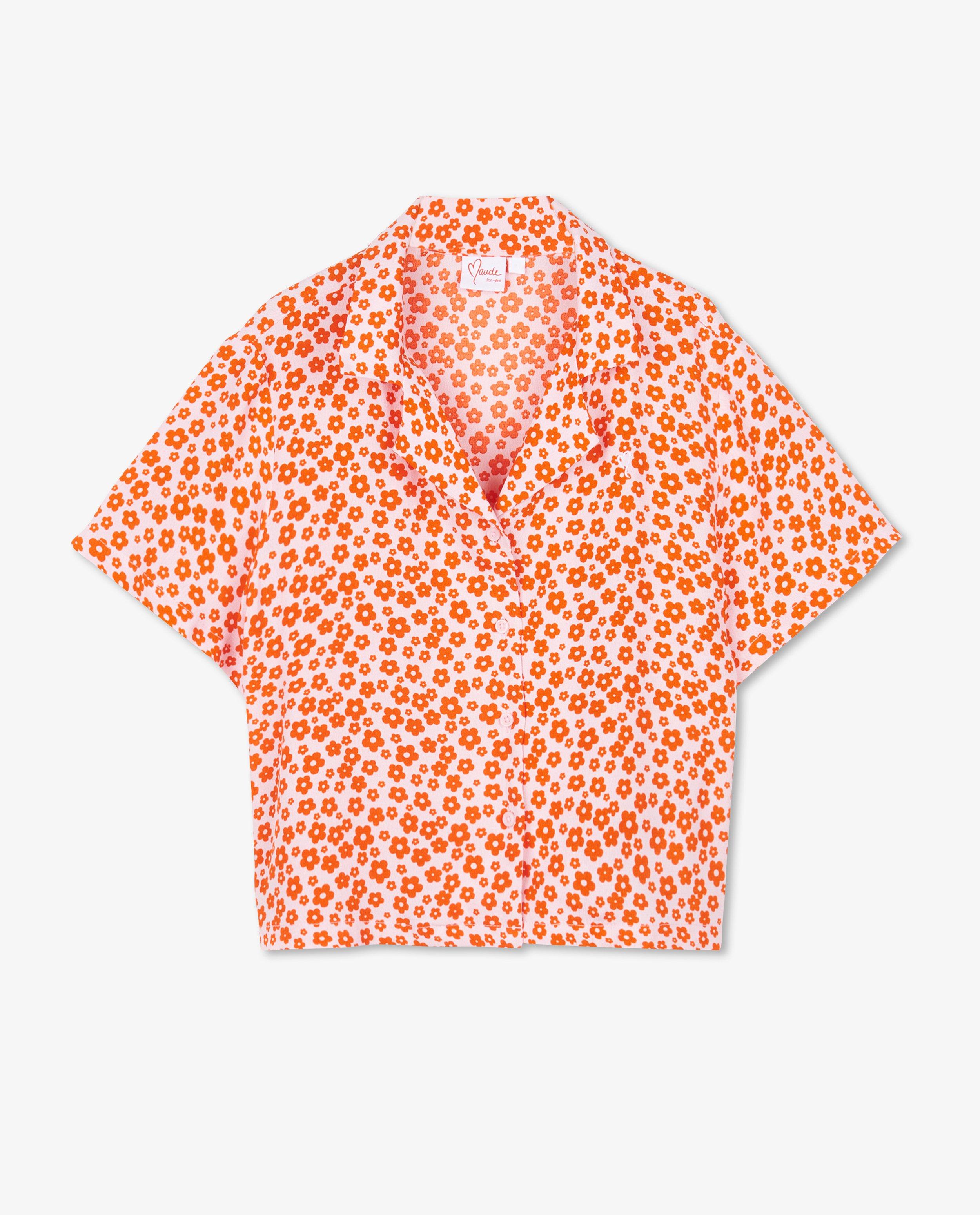 Chemises - Chemisier rose à fleurs Maude
