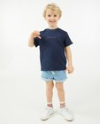 Donkerblauw T-shirt met wafelpatroon - null - Hampton Bays
