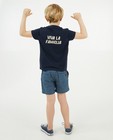 T-shirt bleu foncé, 2-7 ans - null - Familystories