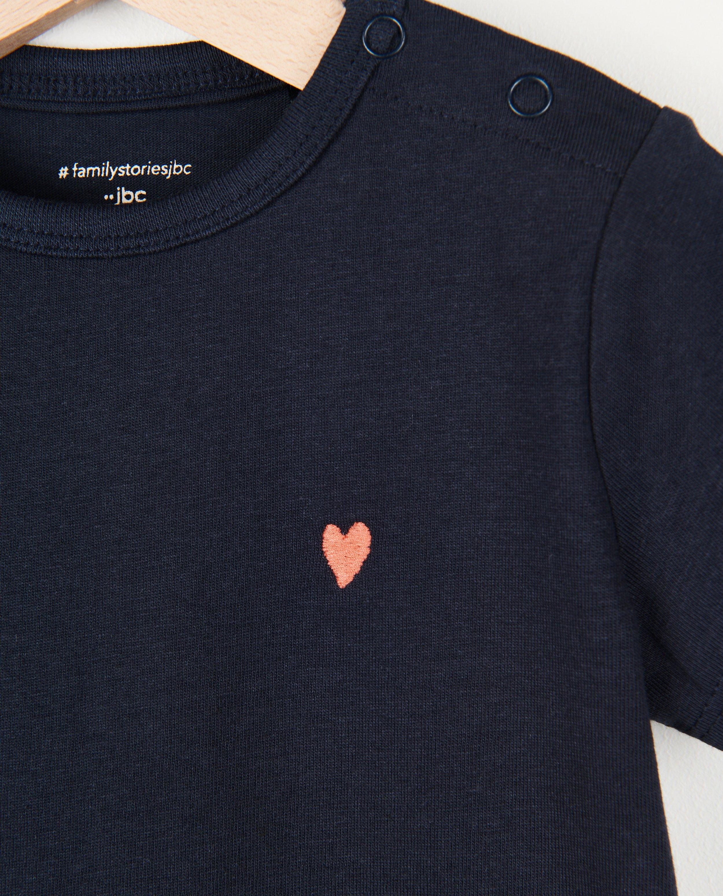 T-shirts - T-shirt bleu foncé à imprimé