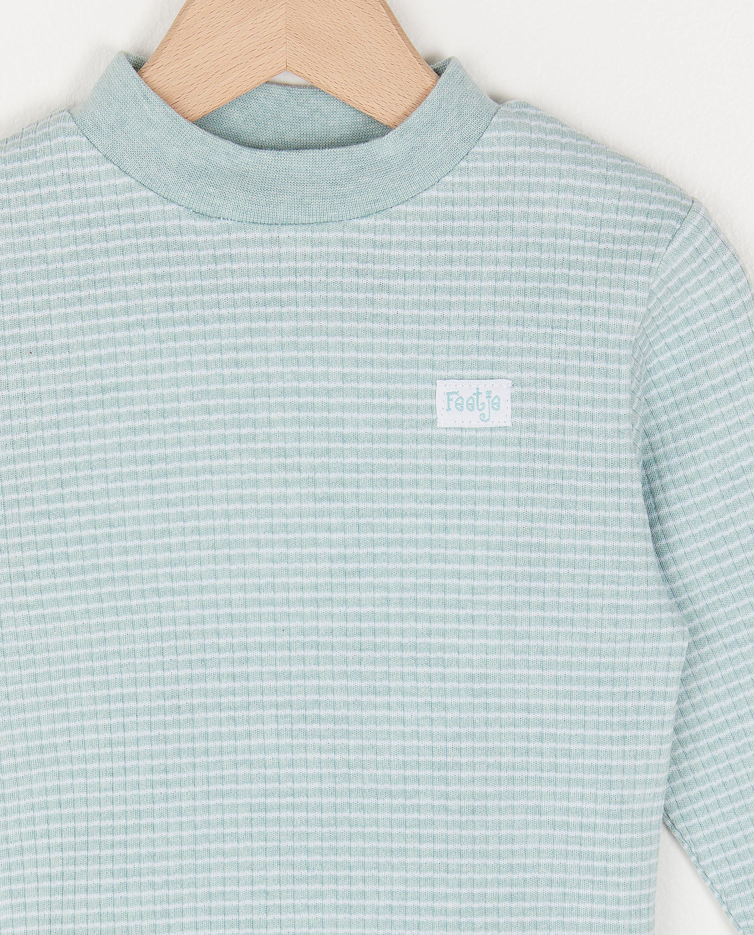 Groene pyjama met strepen Feetje - Product Detail - khaki - afbeelding nummer 3