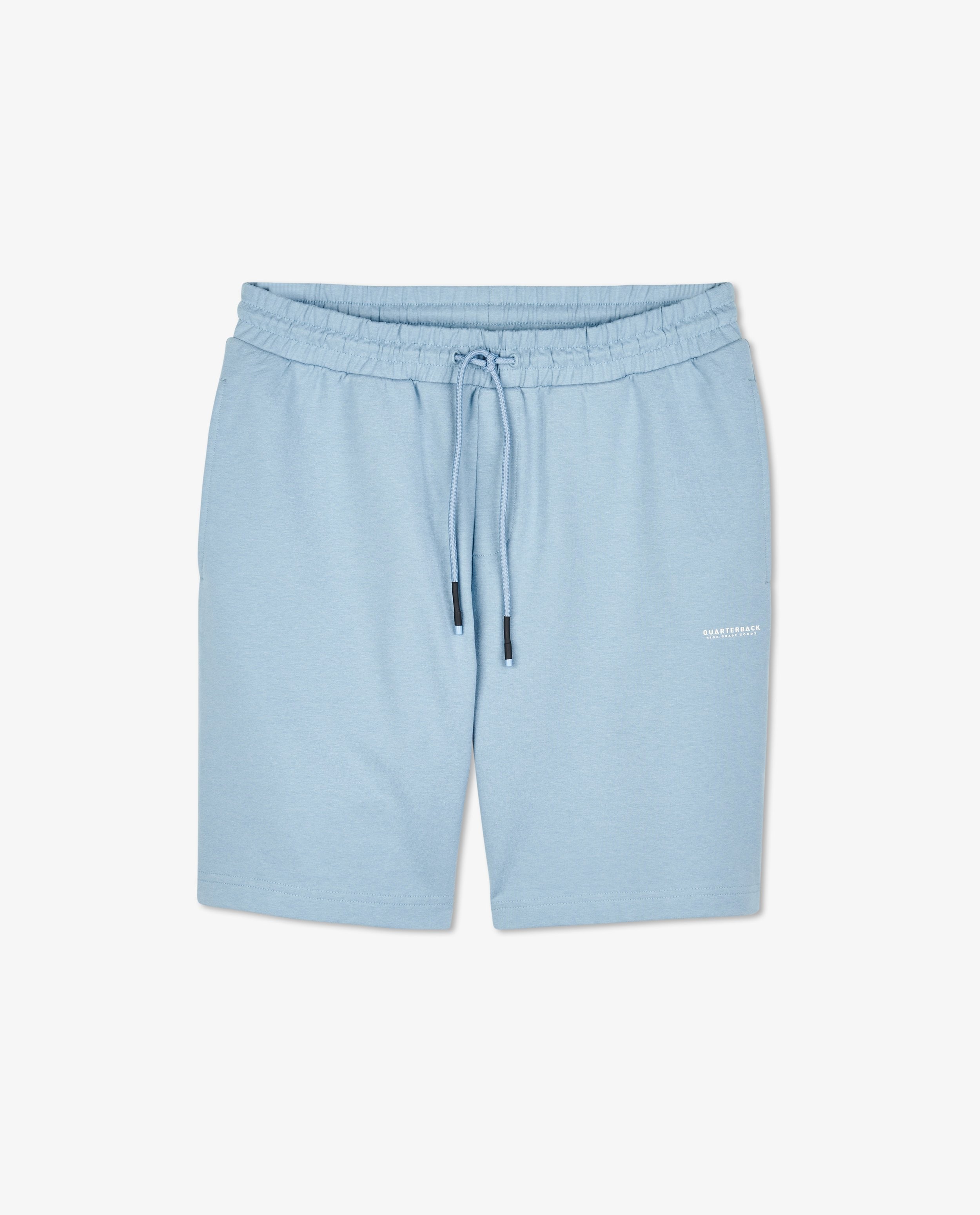 Shorts - Short bleu clair avec cordon de serrage sous tunnel