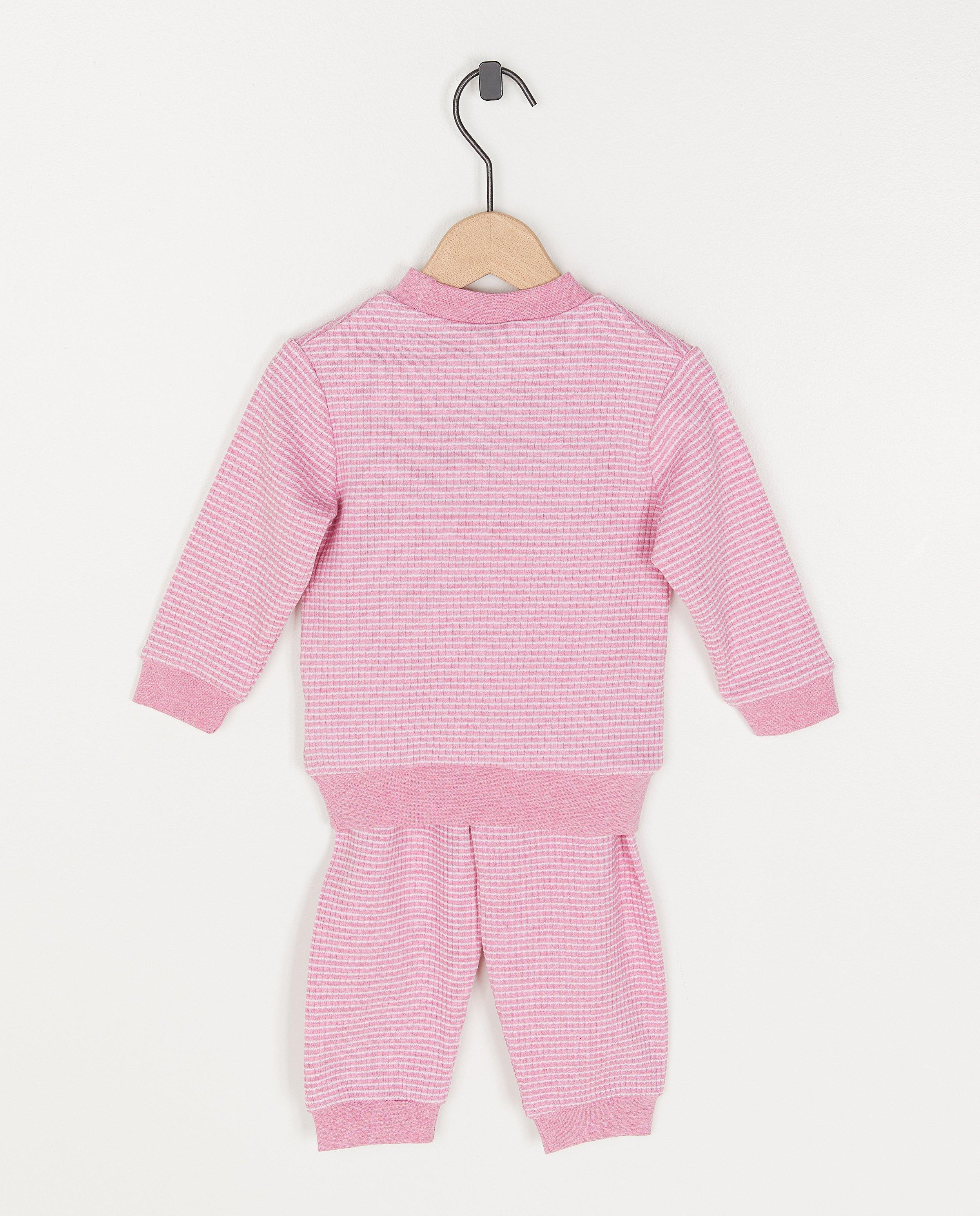 Pyjamas - Pyjama rose rayé Feetje