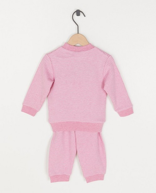 Nachtkleding - Roze pyjama met strepen Feetje