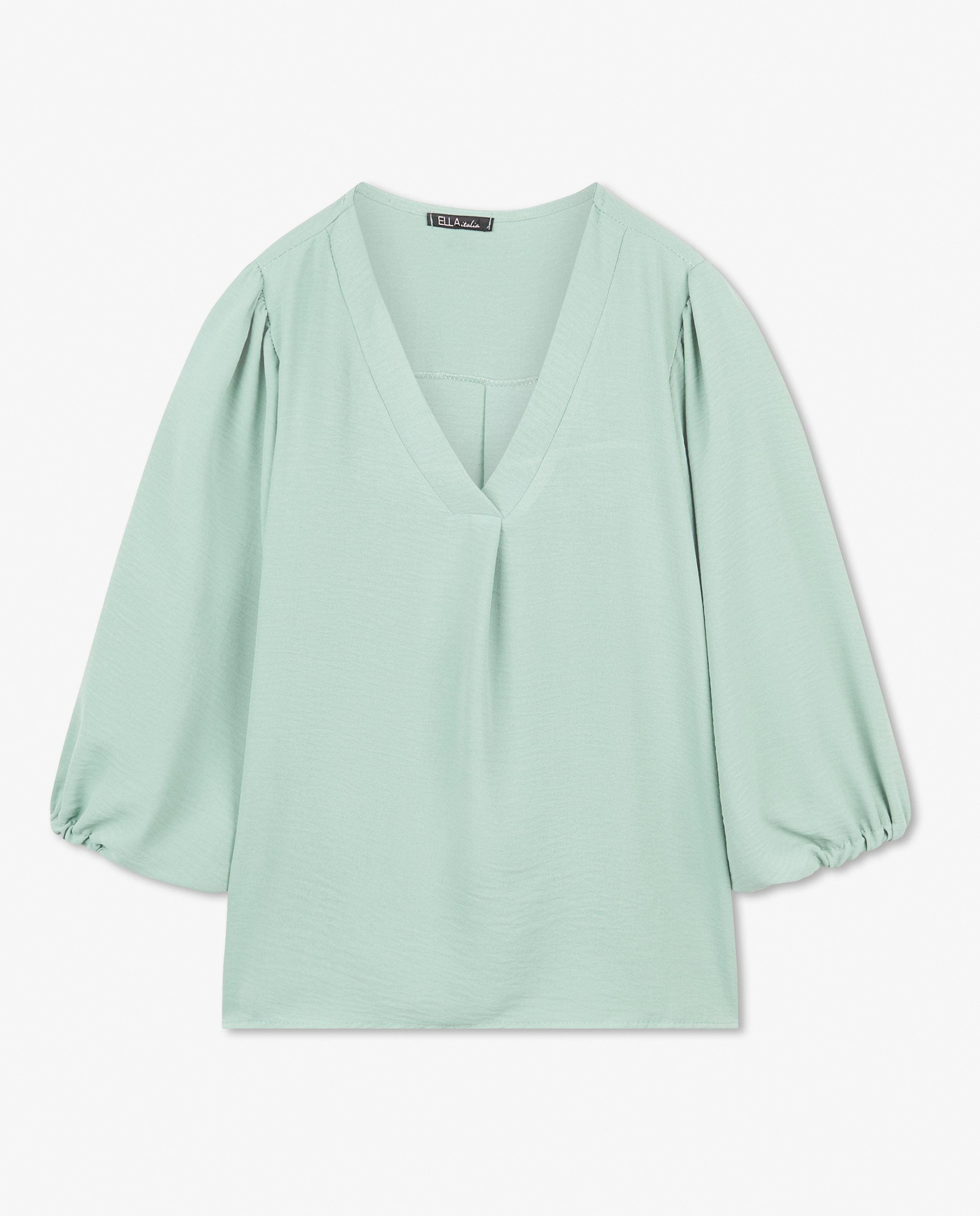 Hemden - Groene blouse Ella Italia
