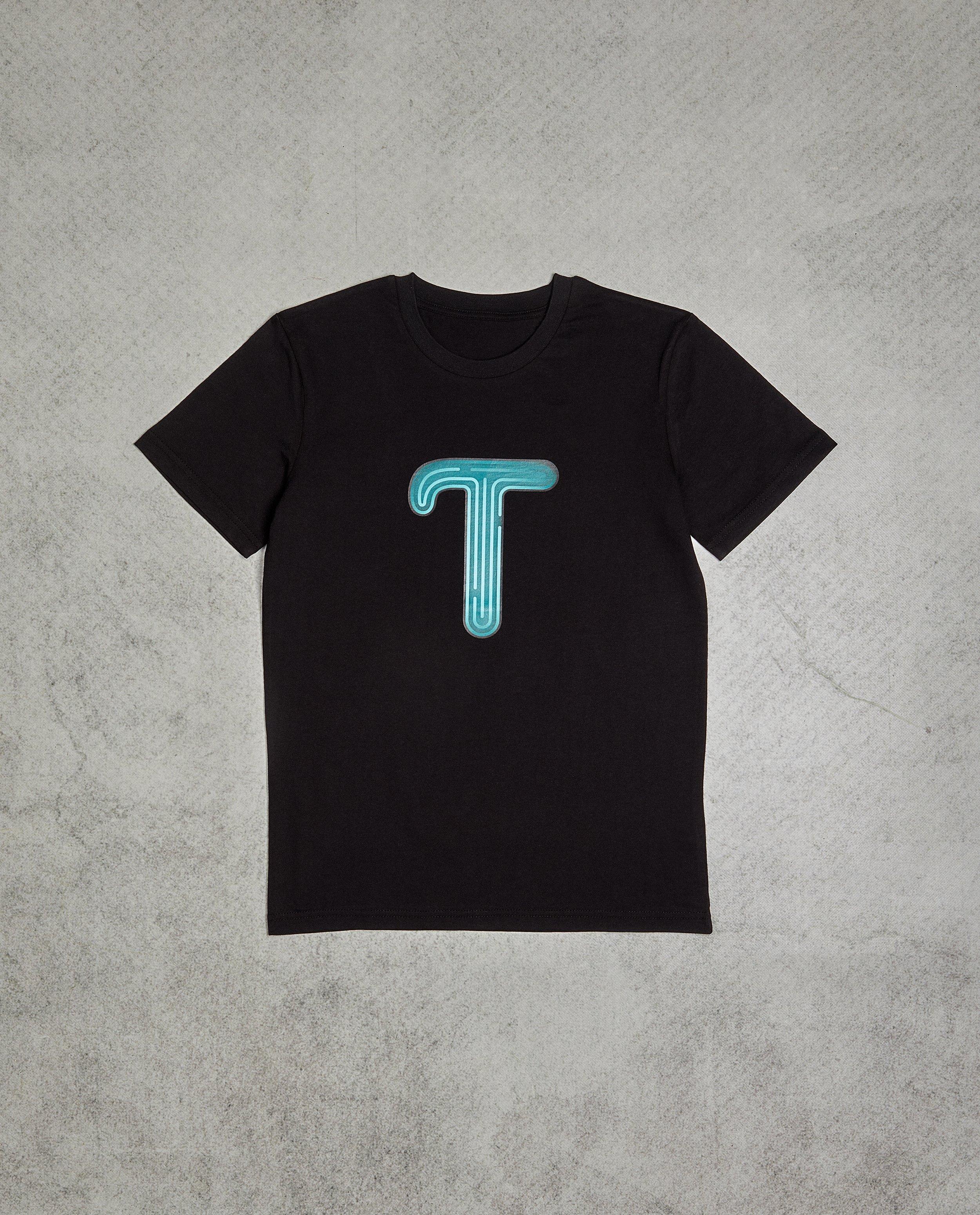 T-shirts - T-shirt noir unisexe pour enfants De Mol, Studio Unique