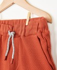 Shorts - Short rouge-orange à motif
