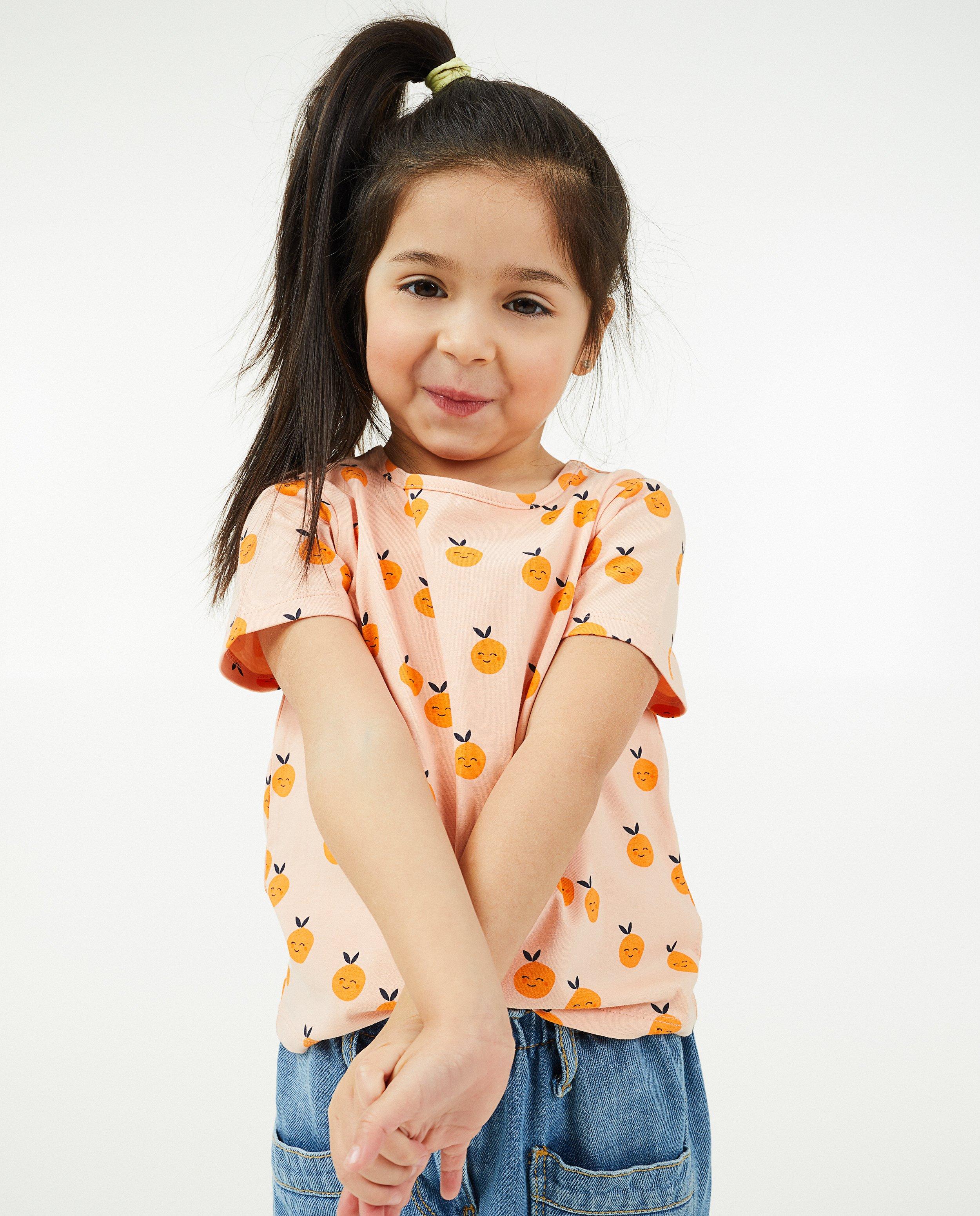 T-shirts - Biokatoenen T-shirtje met print