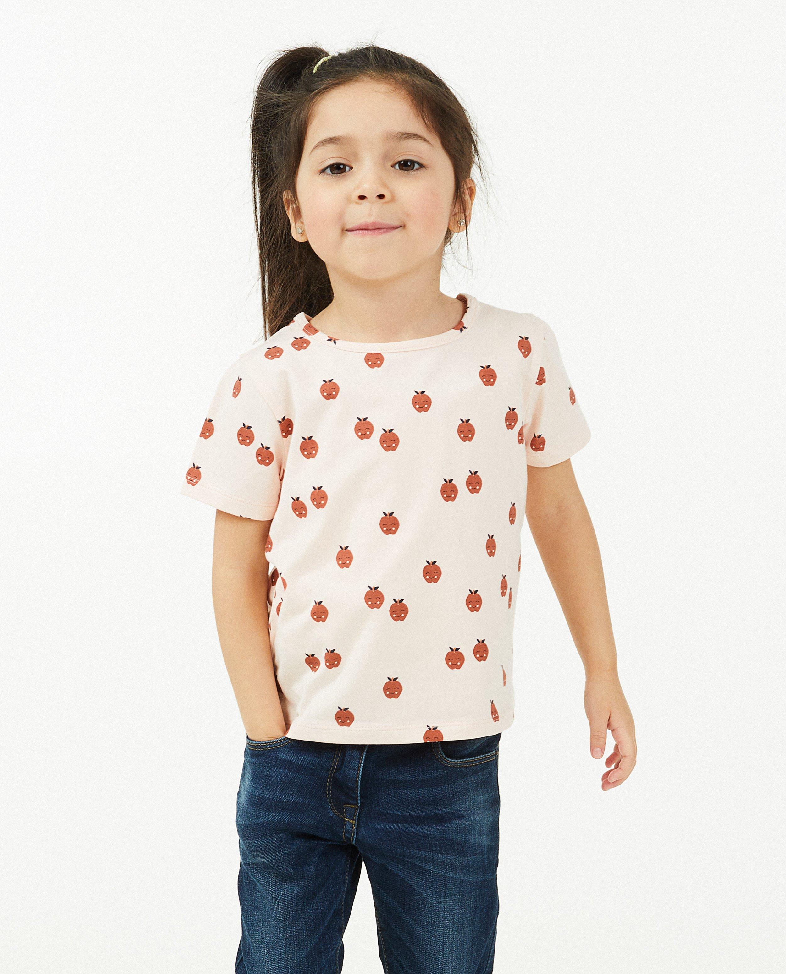 T-shirts - Biokatoenen T-shirtje met print