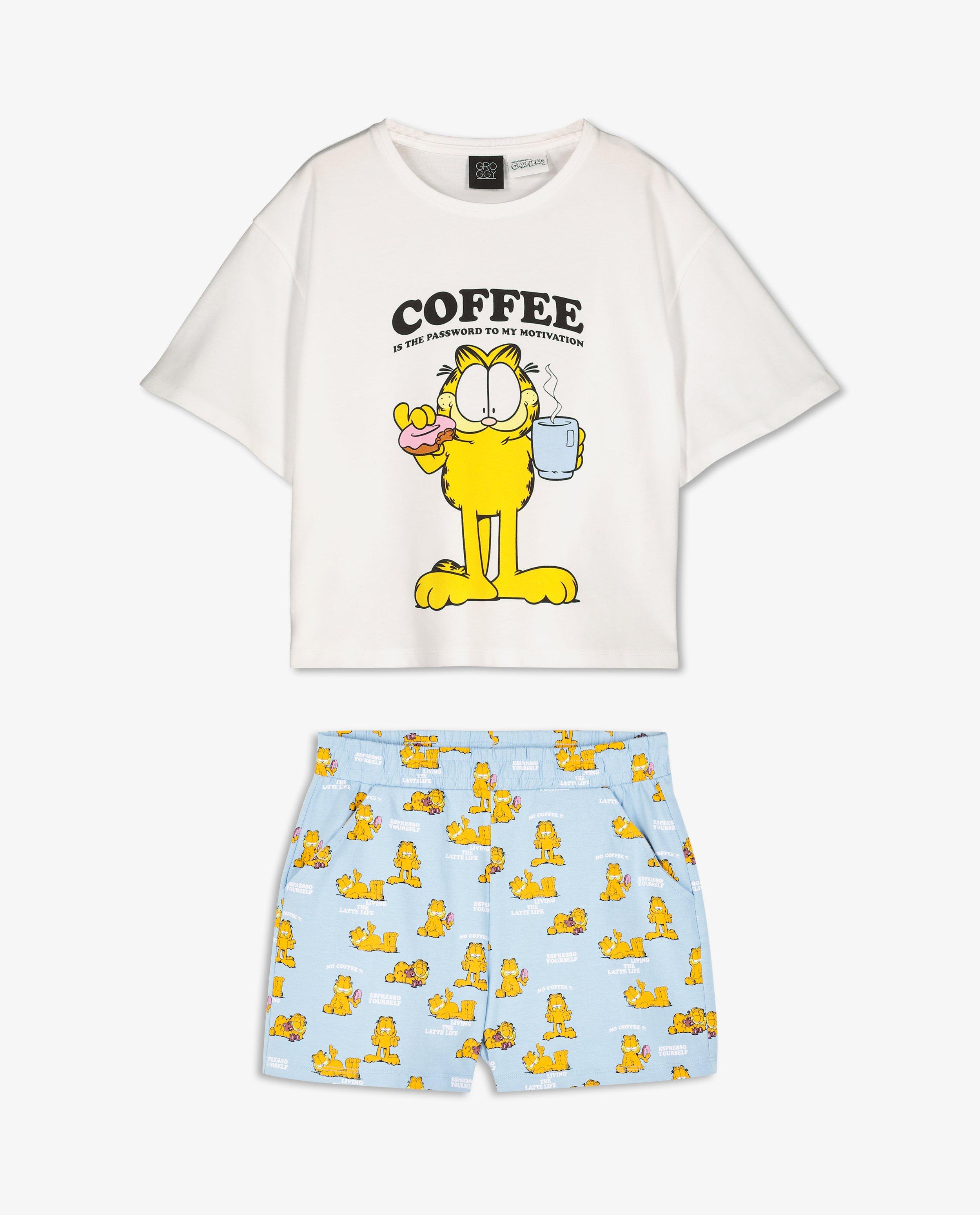 Pyjamas - Pyjama blanc Garfield