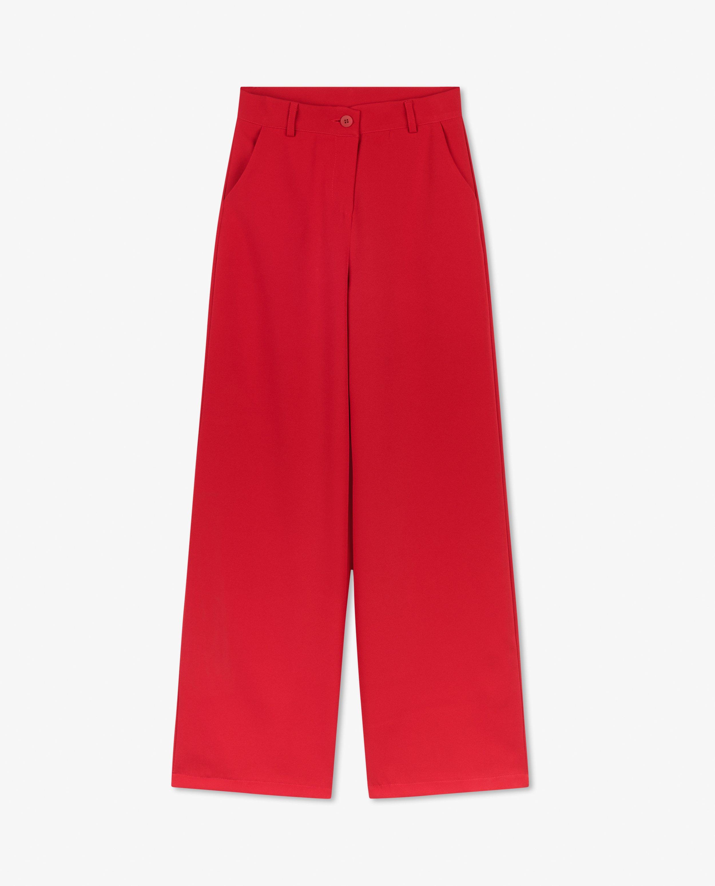 Broeken - Rode broek Ella Italia