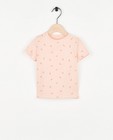 Wit T-shirt met regenboogprint - null - Cuddles and Smiles
