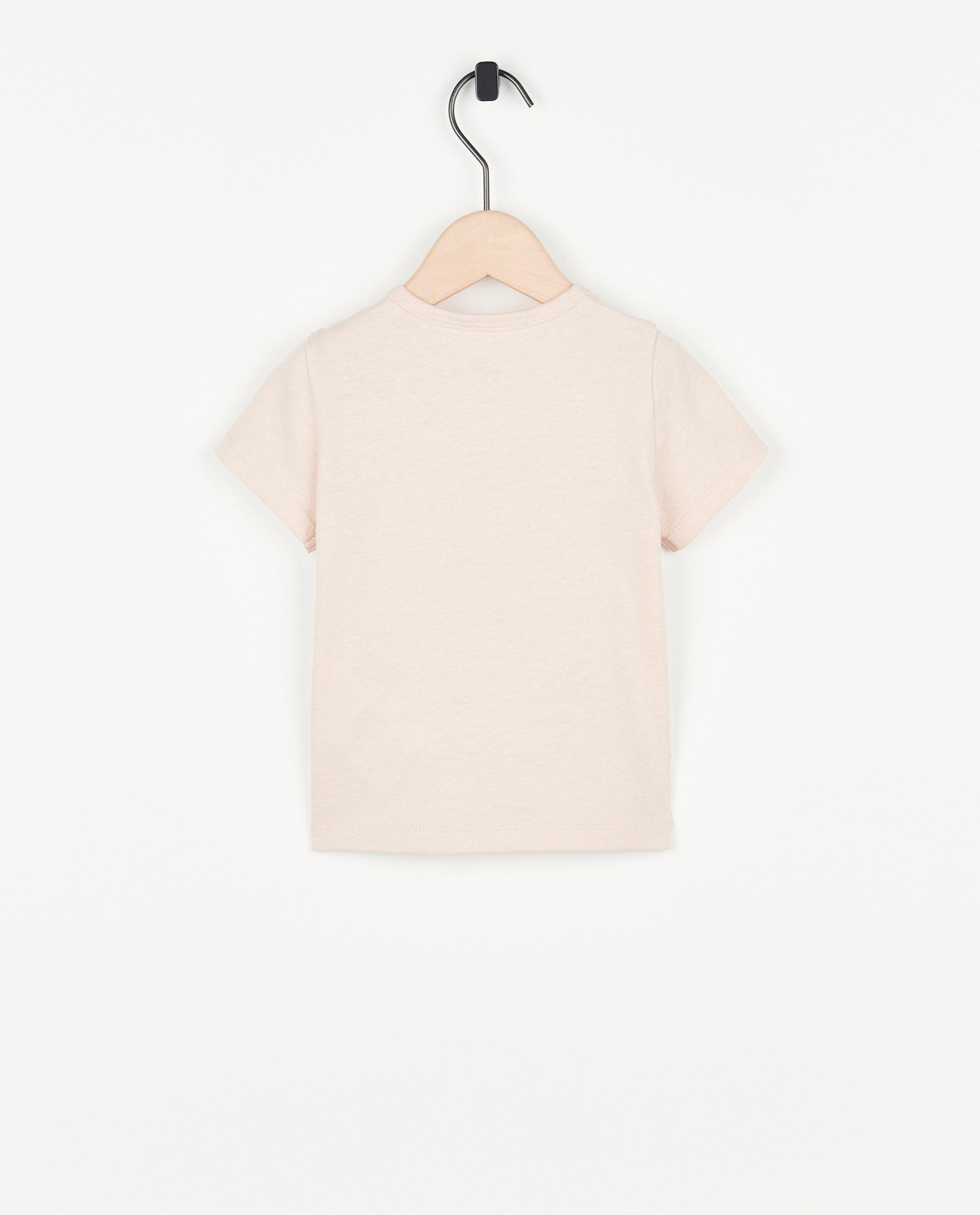 T-shirts - Blauw T-shirt met opschrift (FR)