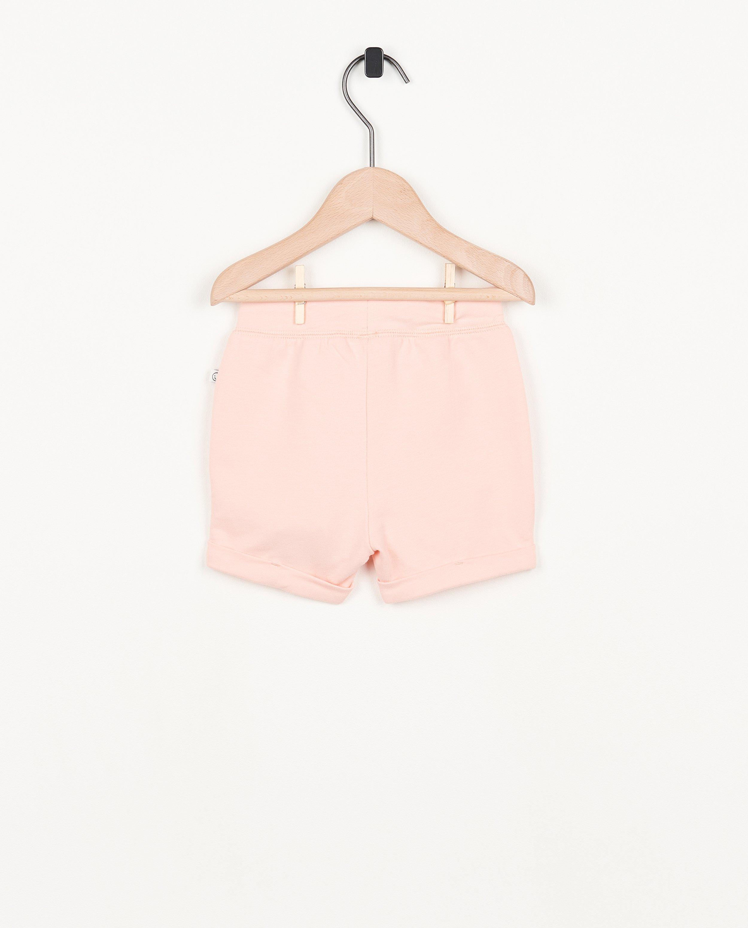 Shorten - Roze short met tunnelkoord