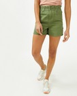Shorten - Groene short met elastische boord
