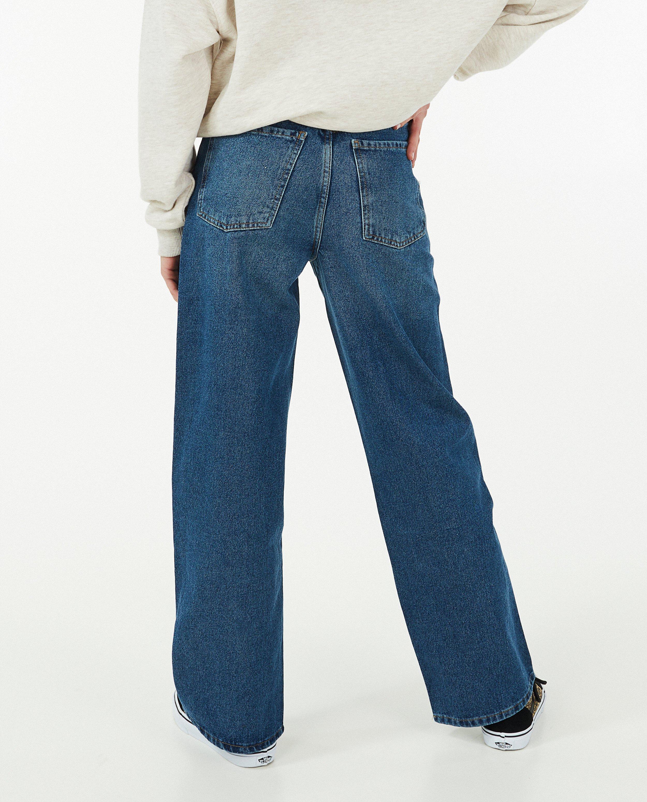 Jeans - Blauwe flared jeans Marley