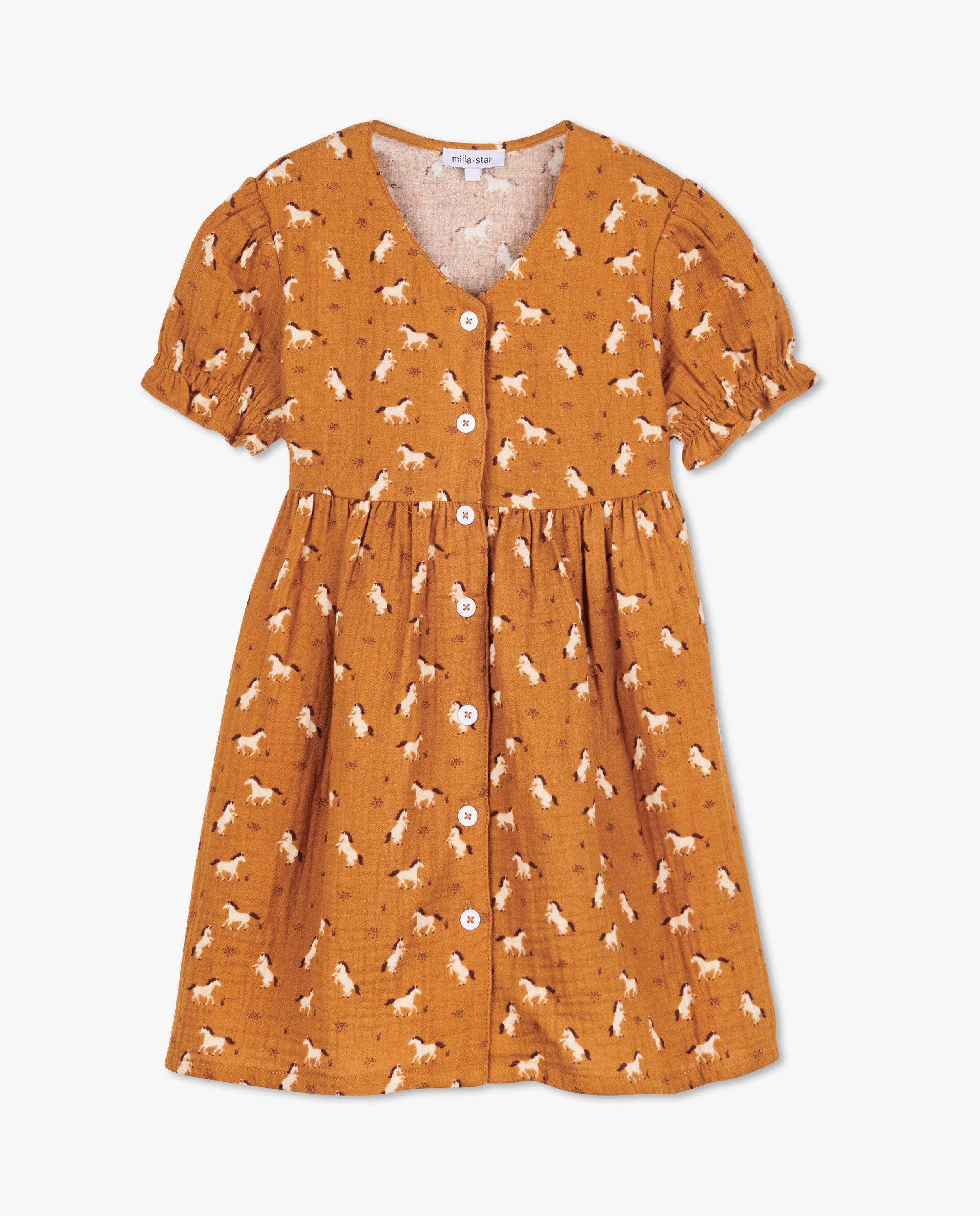 Kleedjes - Jurkje met paardenprint
