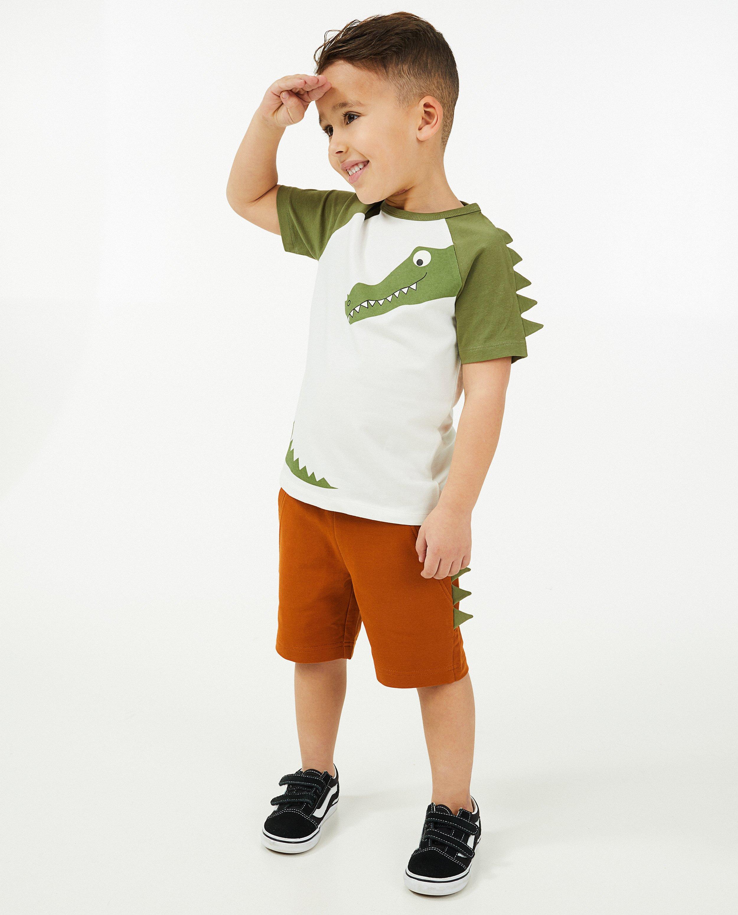 Oranje short met schubben - Product Detail - bruin - afbeelding nummer 1