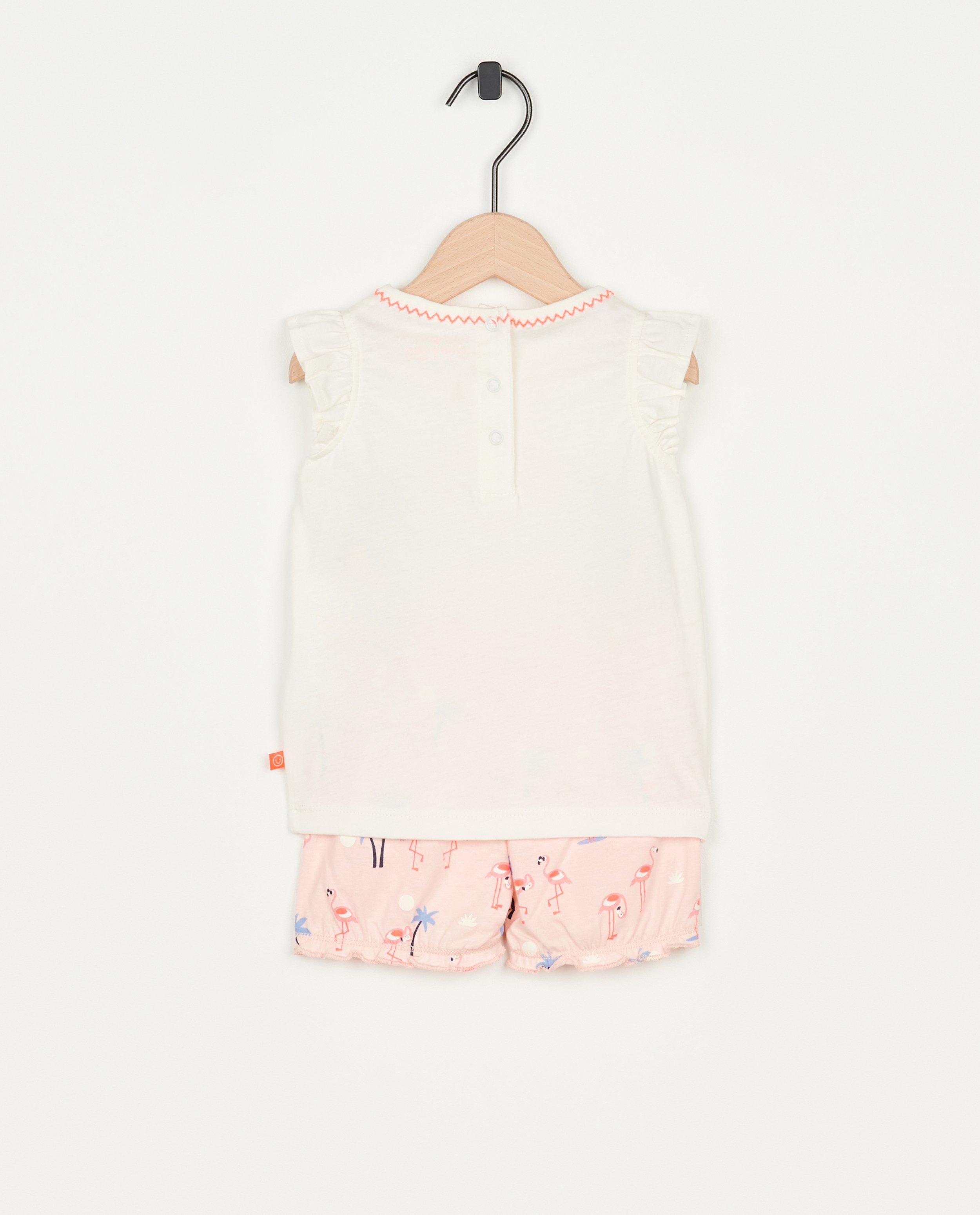 Nachtkleding - Pyjama met flamingoprint