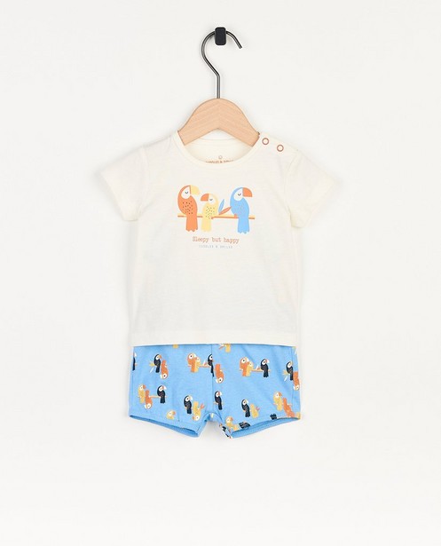 Pyjama à imprimé à oiseaux - null - Cuddles and Smiles