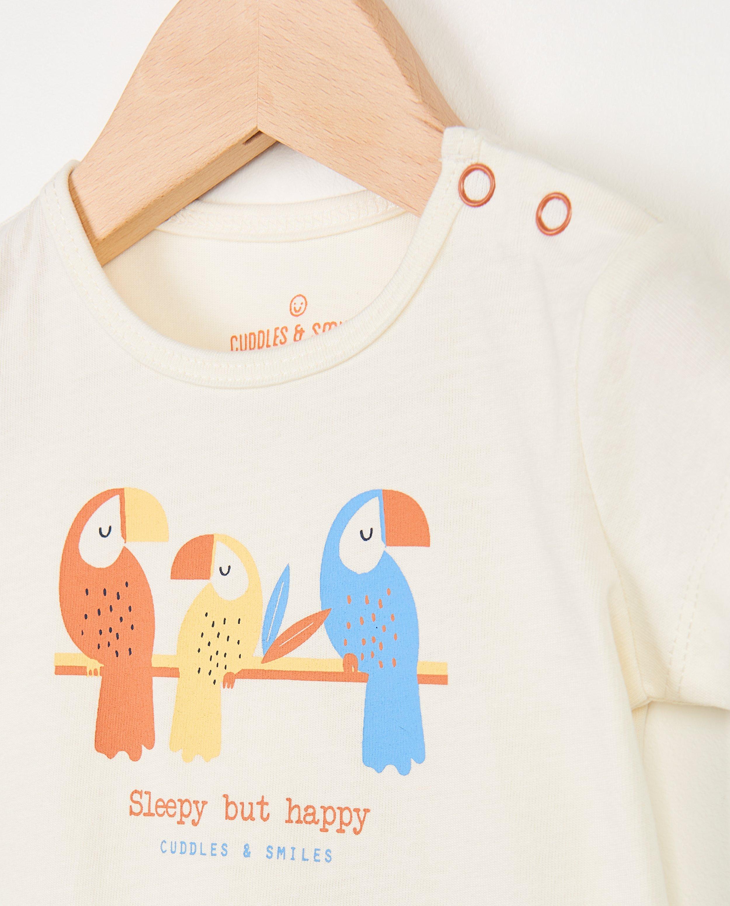 Nachtkleding - Pyjama met vogelprint
