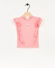 T-shirt rose avec des ruches Feetje - null - Feetje