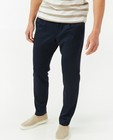 Pantalons - Pantalon bleu foncé avec cordon de serrage sous tunnel